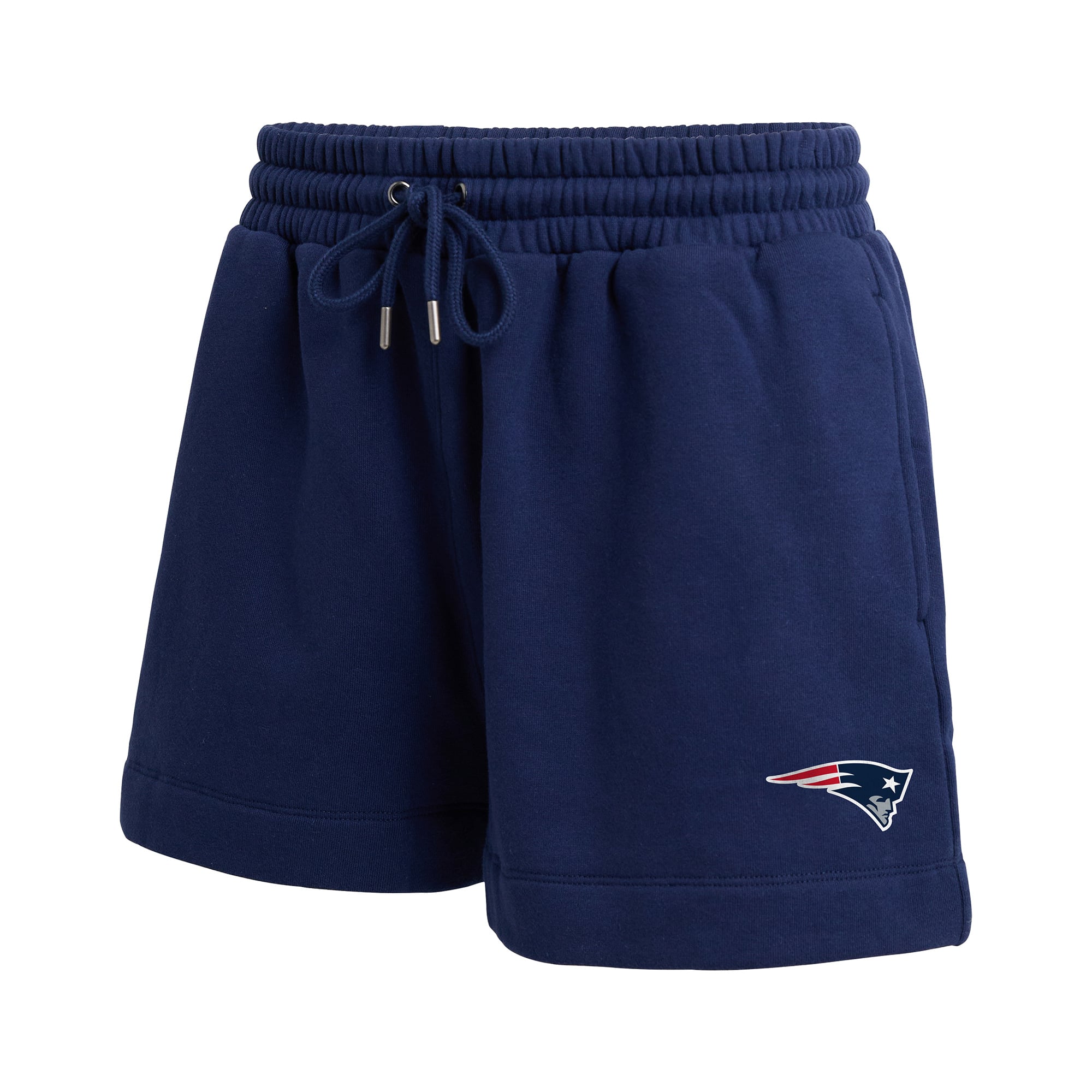 Women's WEAR by Erin Andrews Navy New England Patriots Fleece V-Neck Lounge Set