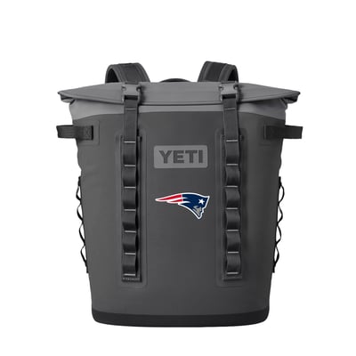  New England Patriots YETI Hopper M20 Soft Cooler Backpack - Charcoal