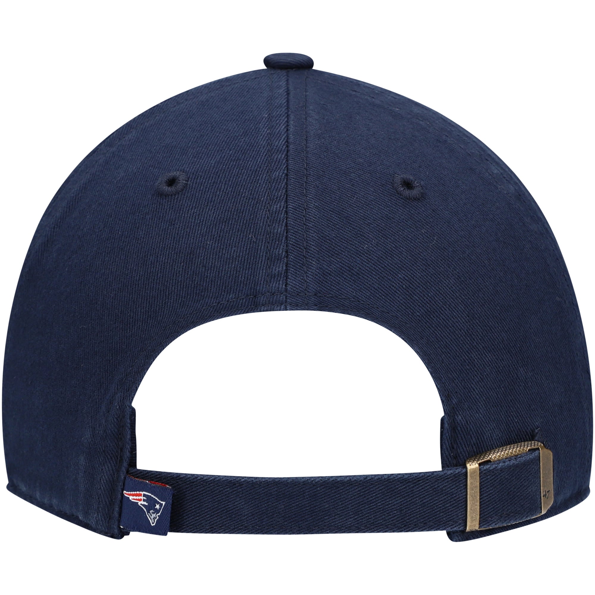 Youth '47 Navy New England Patriots Logo Clean Up Adjustable Hat