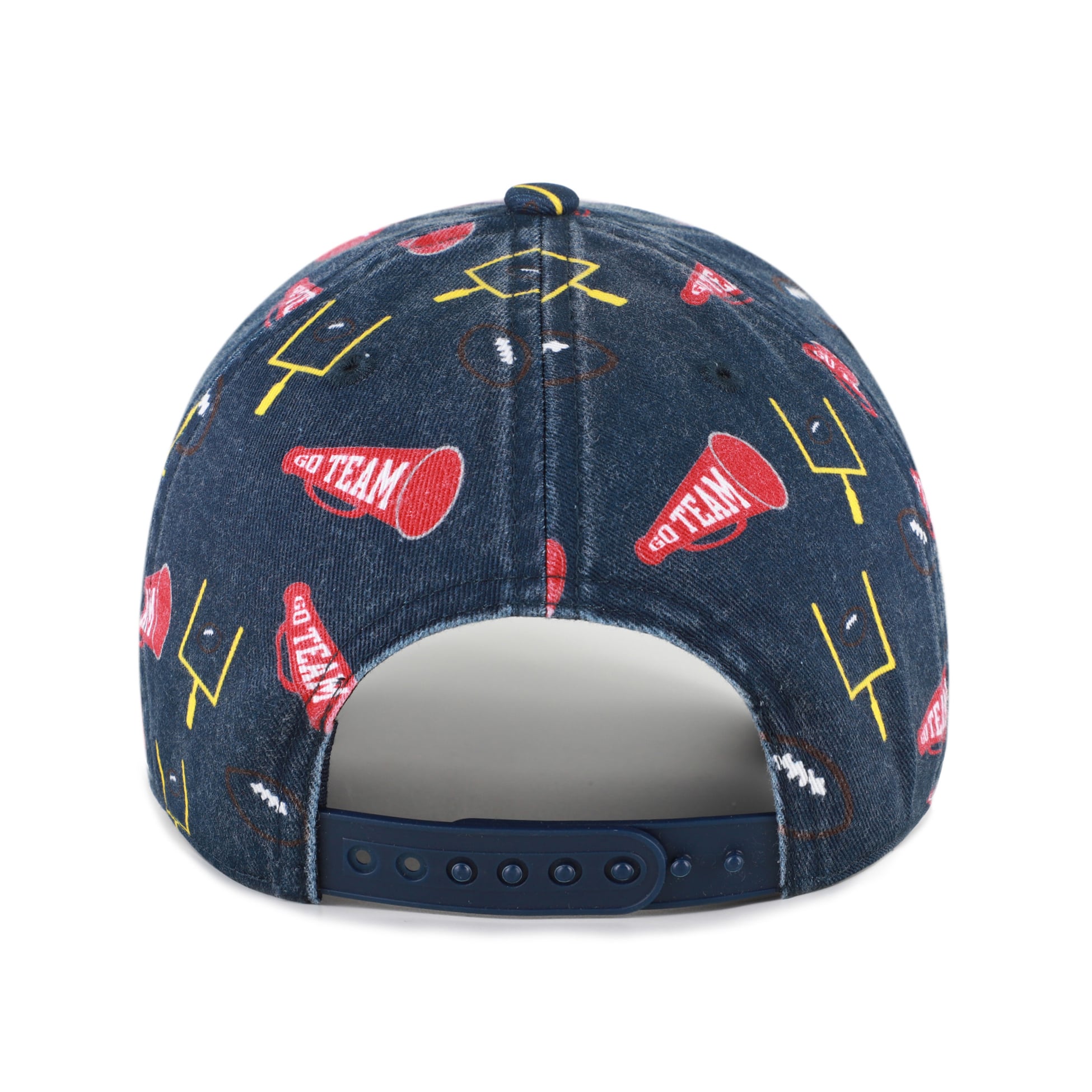 Youth '47  Navy New England Patriots Stomping Ground Clean Up Adjustable Hat