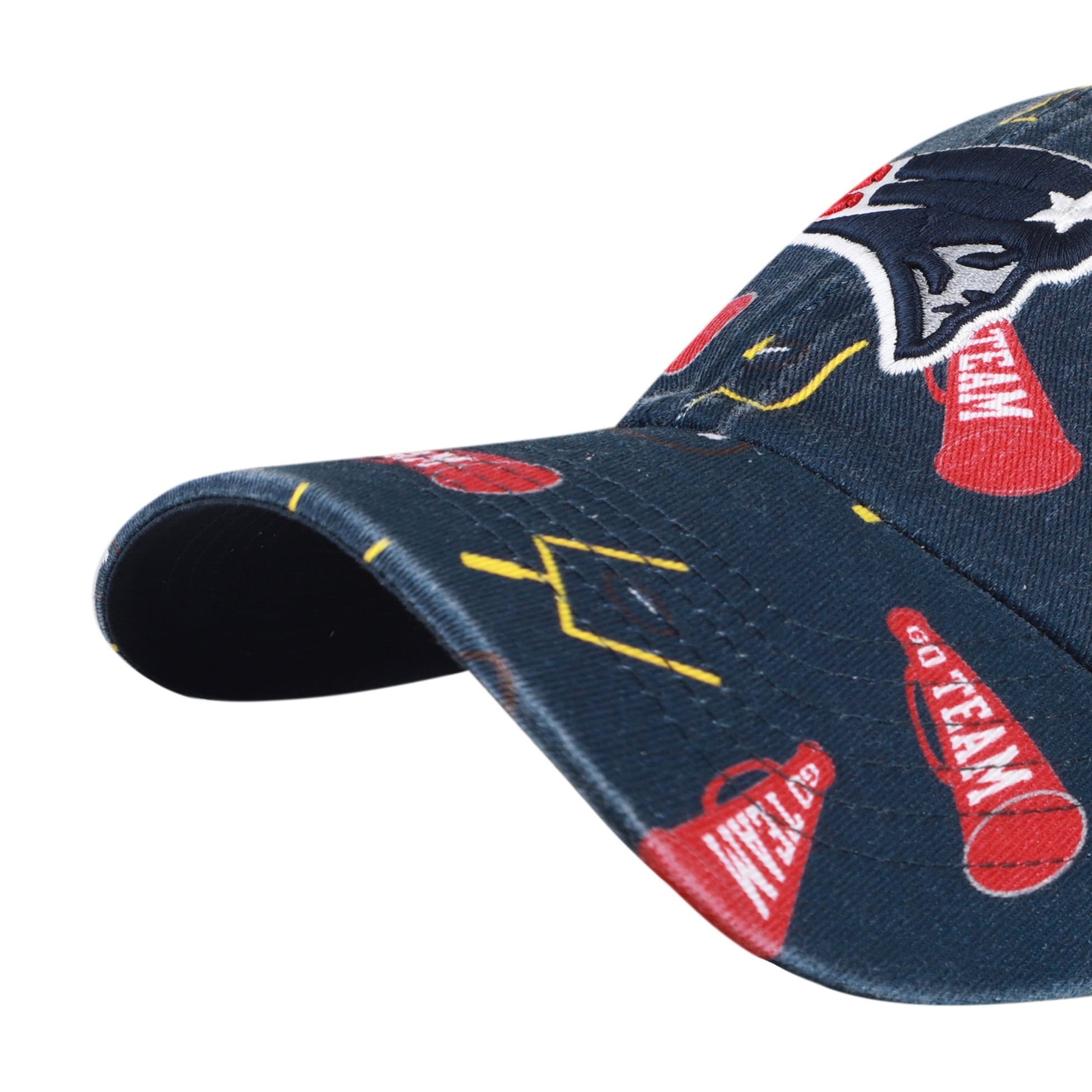 Youth '47  Navy New England Patriots Stomping Ground Clean Up Adjustable Hat