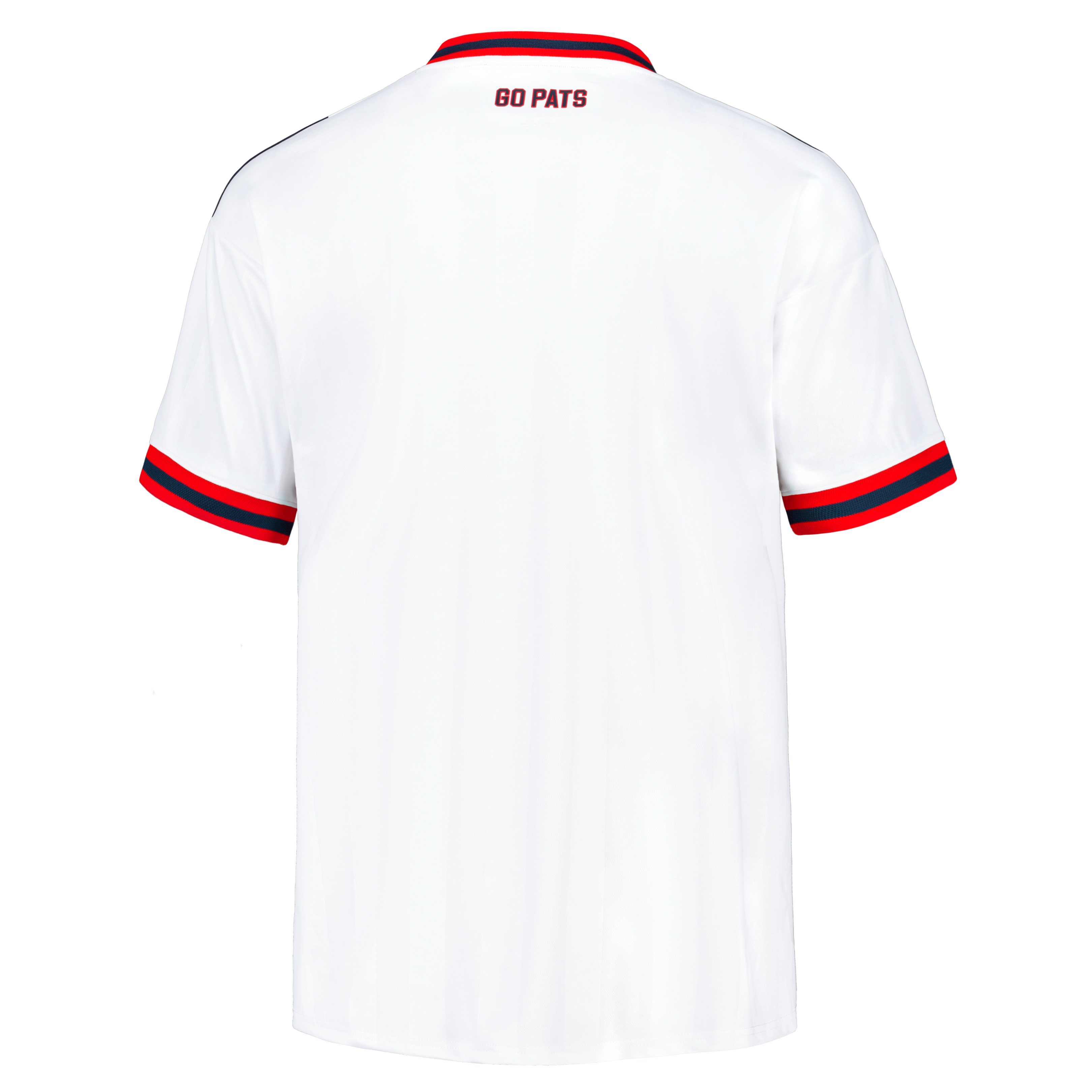 T-shirt de supporter Youth Fanatics blanc New England Patriots à col en V