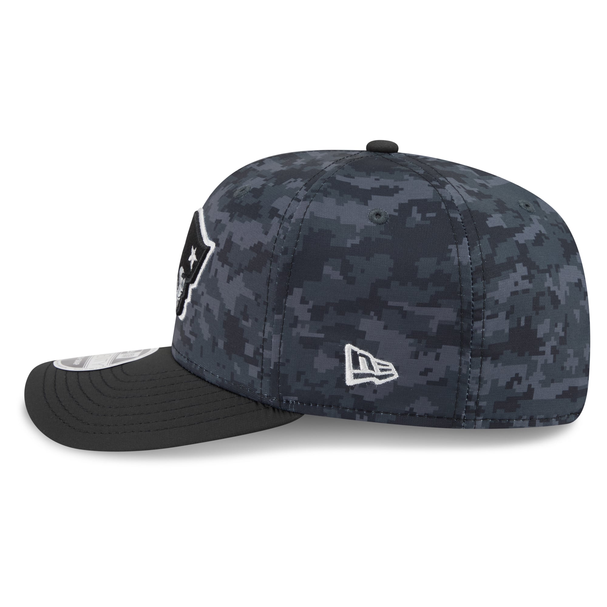 Casquette ajustable New Era noire pour jeunes New England Patriots 2026 Salute To Service 9SEVENTY