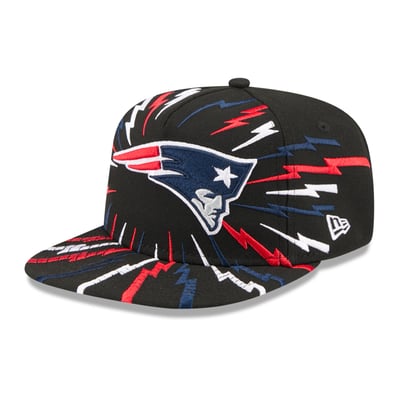 New England Patriots New Era Youth Bolt 9FIFTY A-Frame Snapback Hat - Black