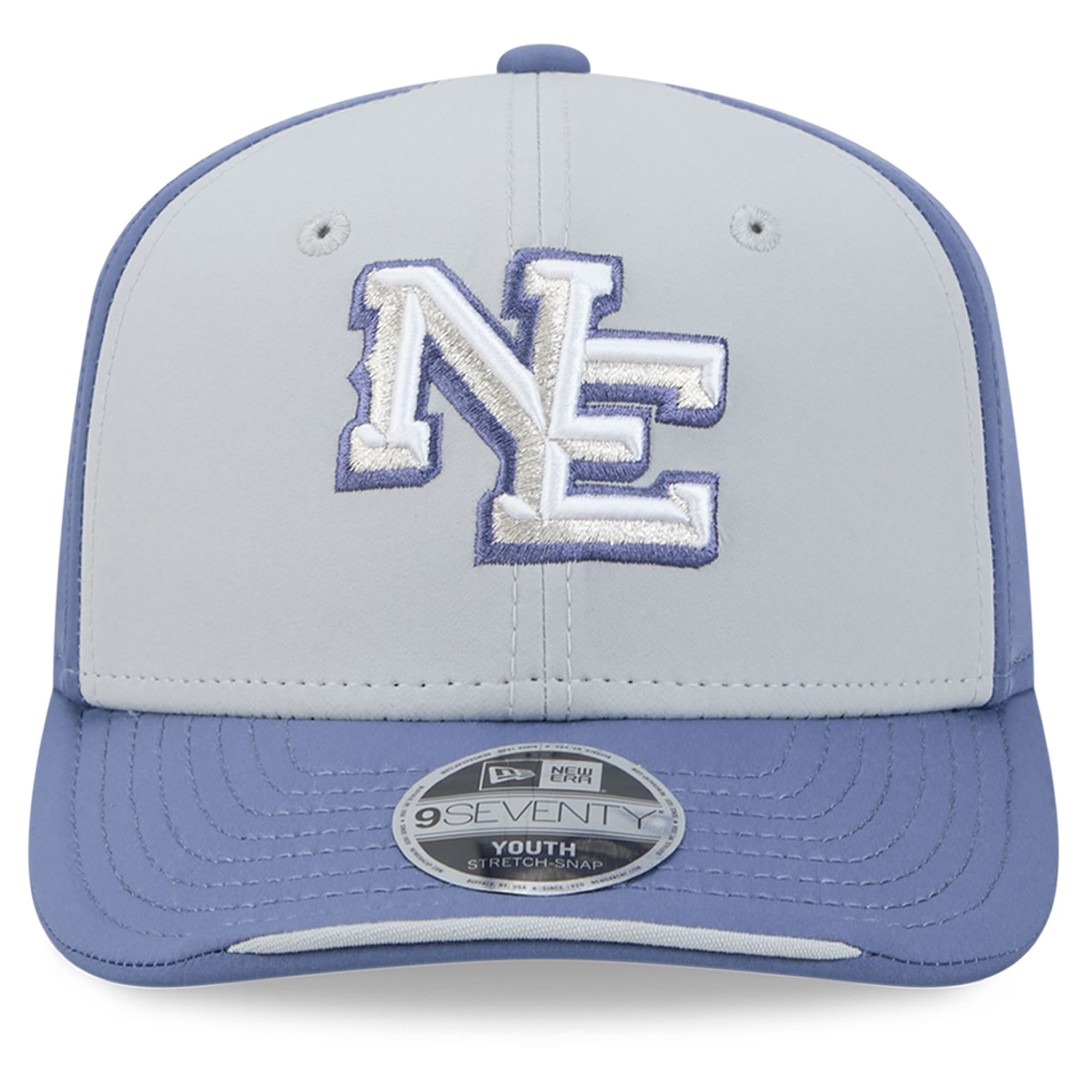 Casquette ajustable New Era grise New England Patriots Rivalries Collection 9SEVENTY pour jeunes