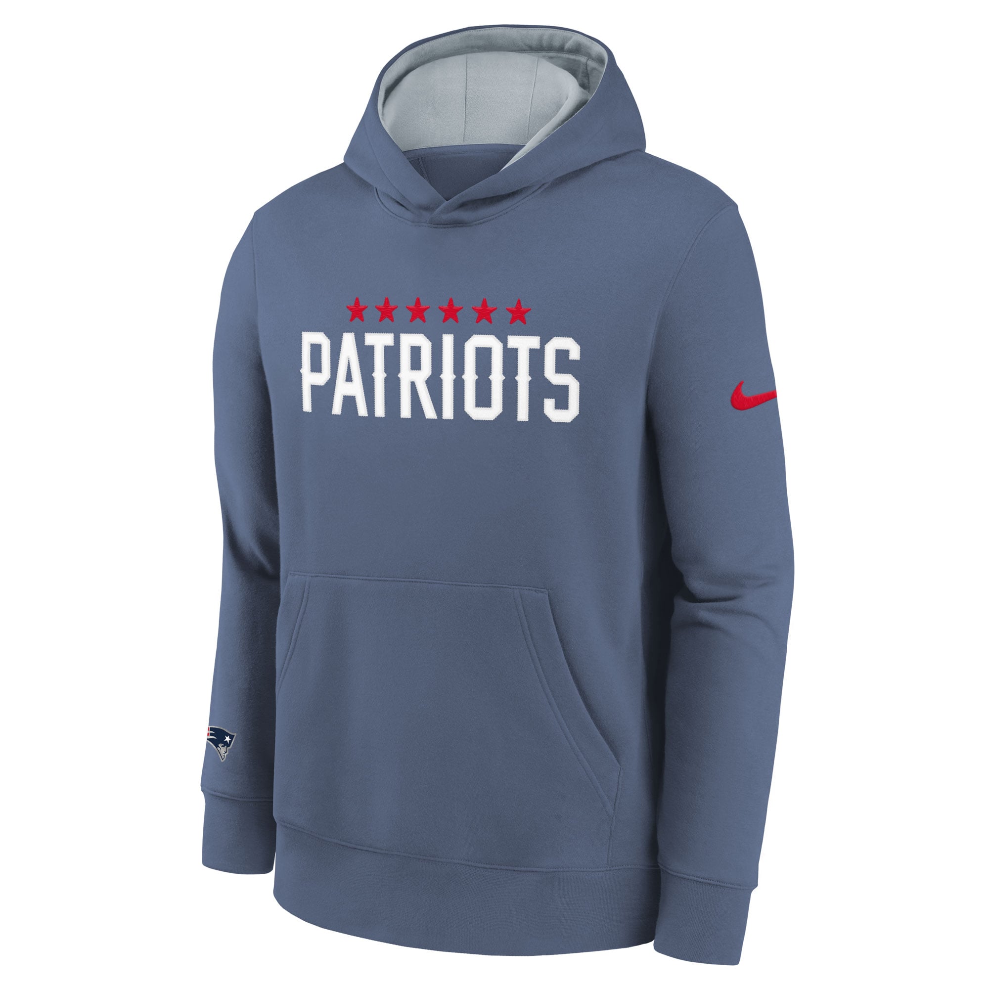 Youth Nike  Blue New England Patriots Rivalries Collection Club Hoodie
