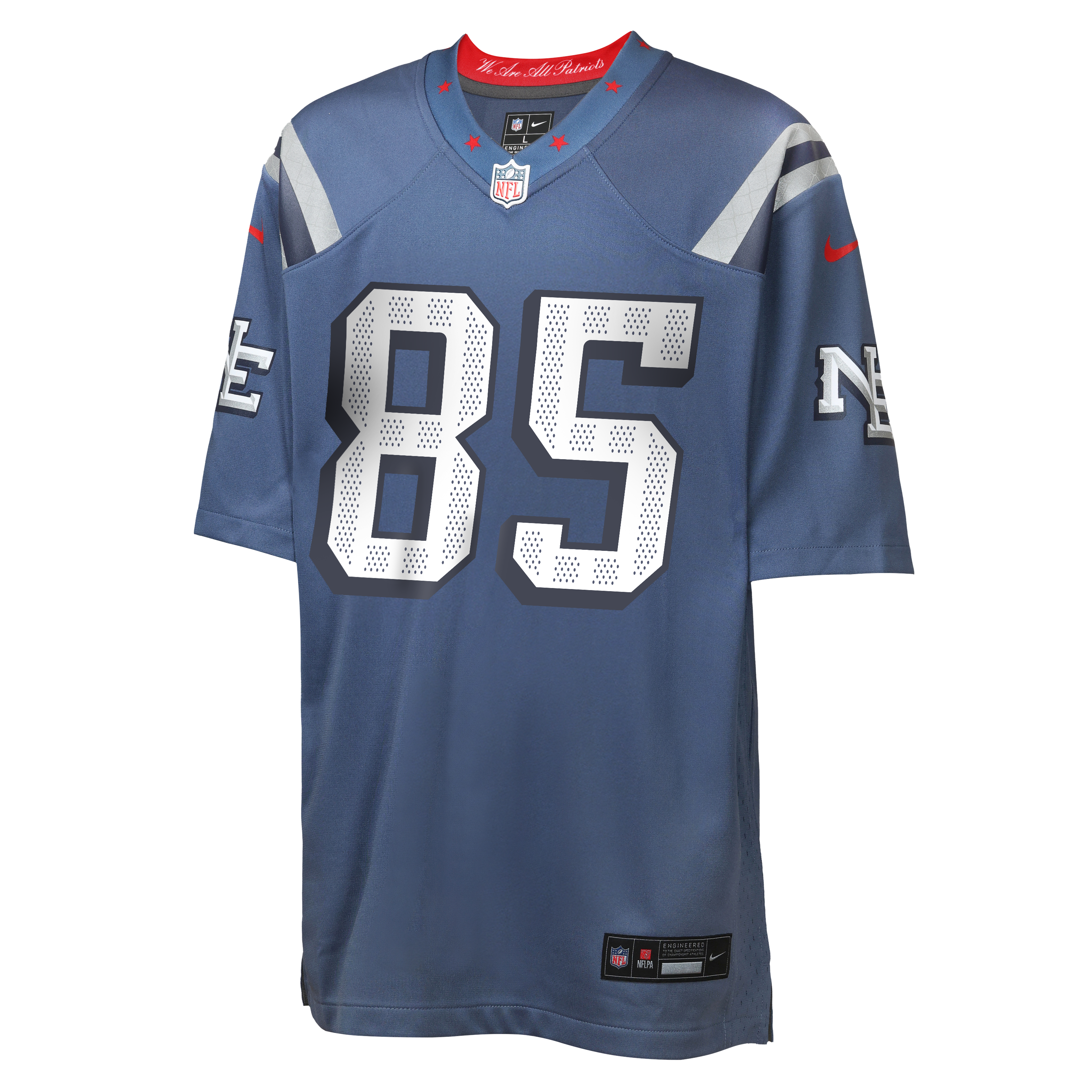 Maillot de match Nike Hunter Henry Storm Blue New England Patriots Rivalries Collection pour jeunes