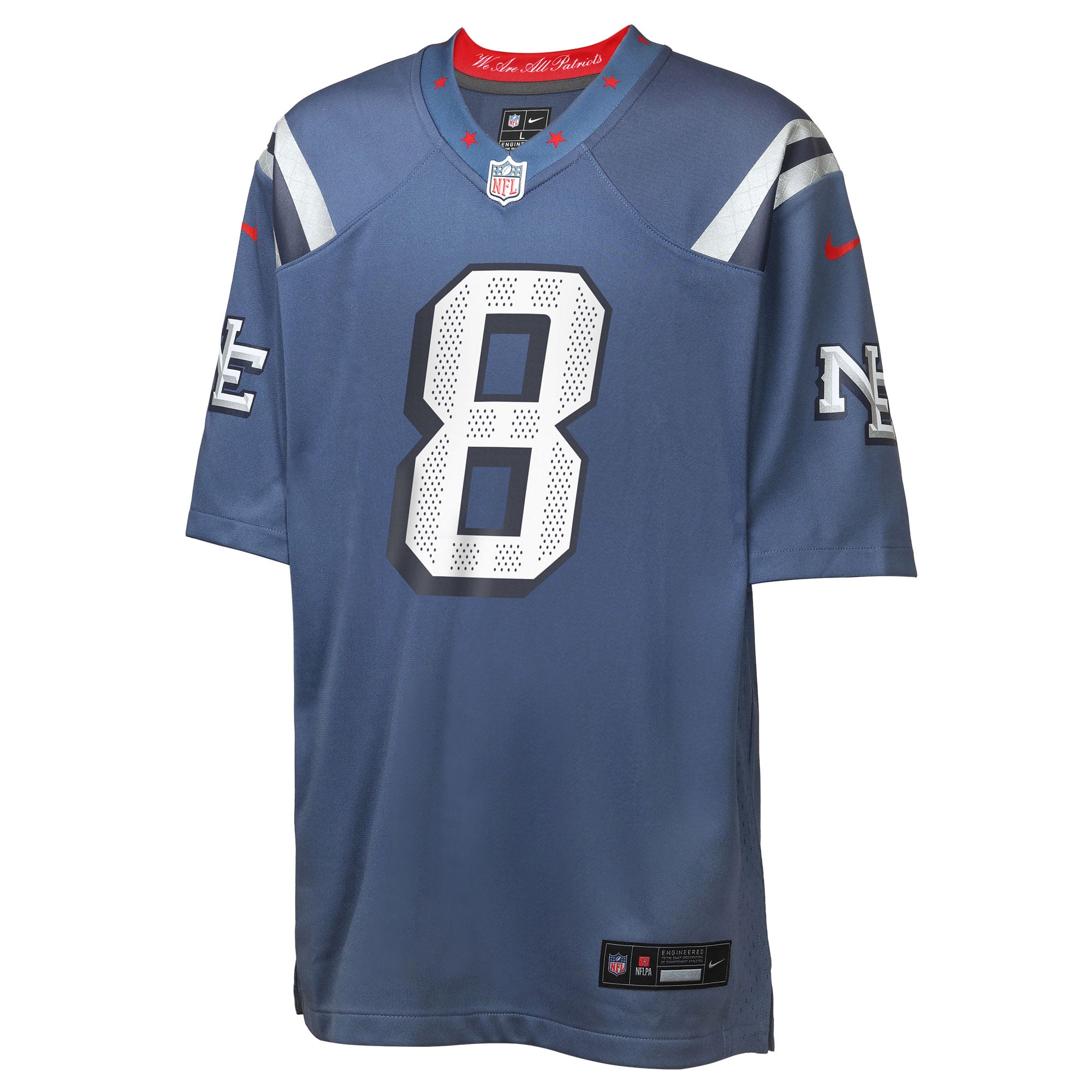Maillot de match Nike Stefon Diggs bleu New England Patriots Rivalries Collection pour jeunes