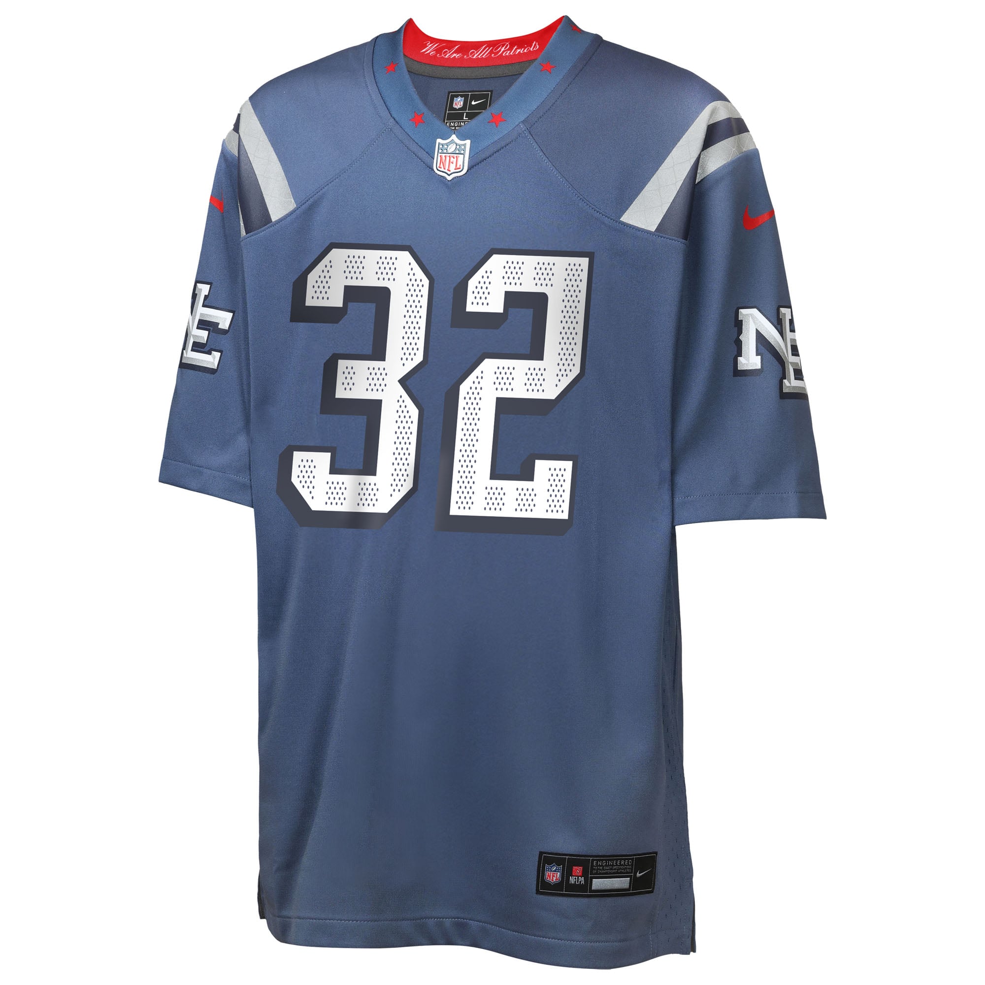 Youth Nike TreVeyon Henderson Blue New England Patriots Rivalries Collection Game Jersey