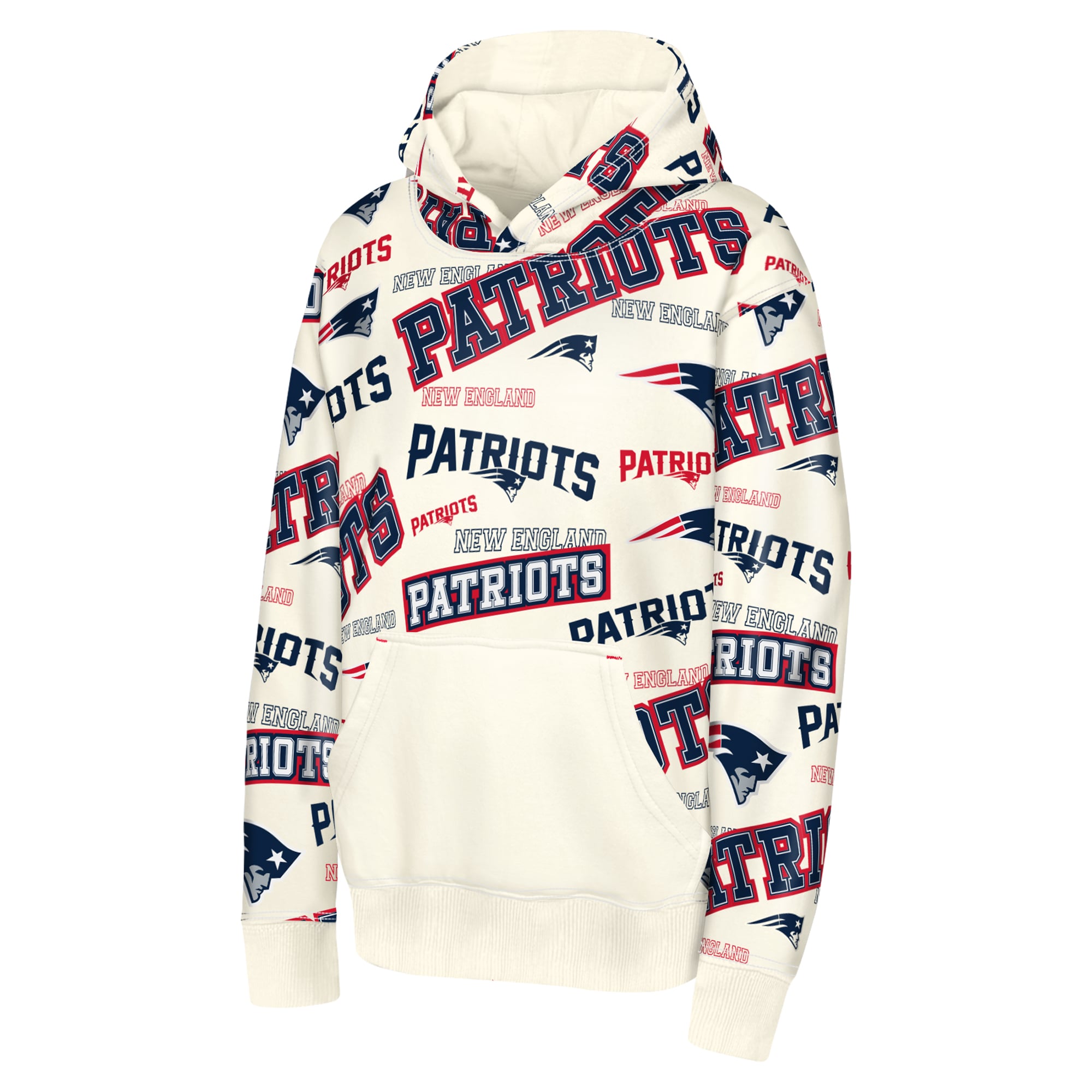 Sweat à capuche Youth Outerstuff Bone New England Patriots Shake & Bake