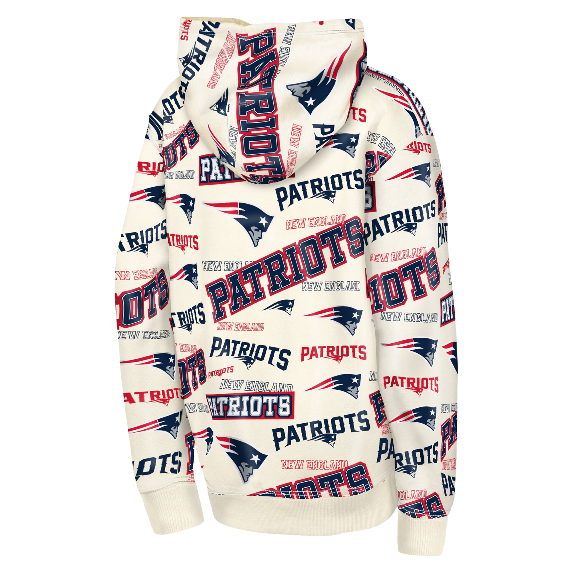 Sweat à capuche Youth Outerstuff Bone New England Patriots Shake & Bake