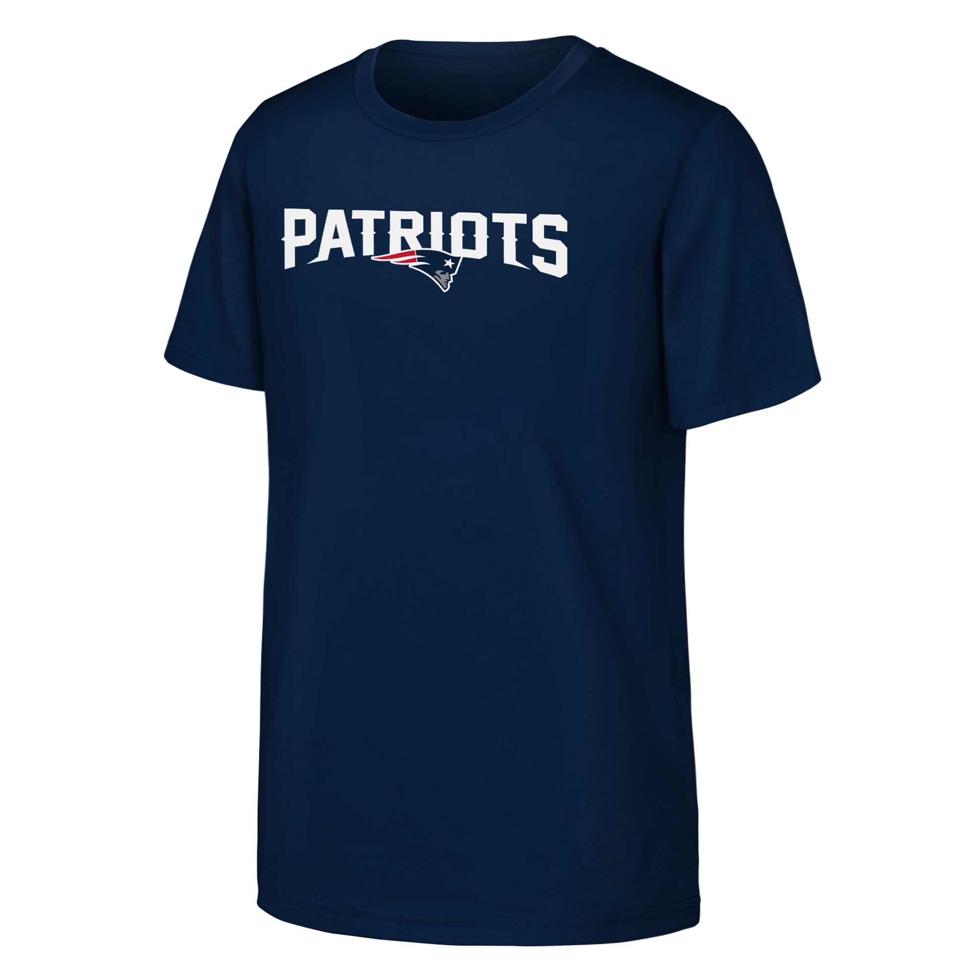 Youth Outerstuff Drake Maye Navy New England Patriots Name & Number T-Shirt
