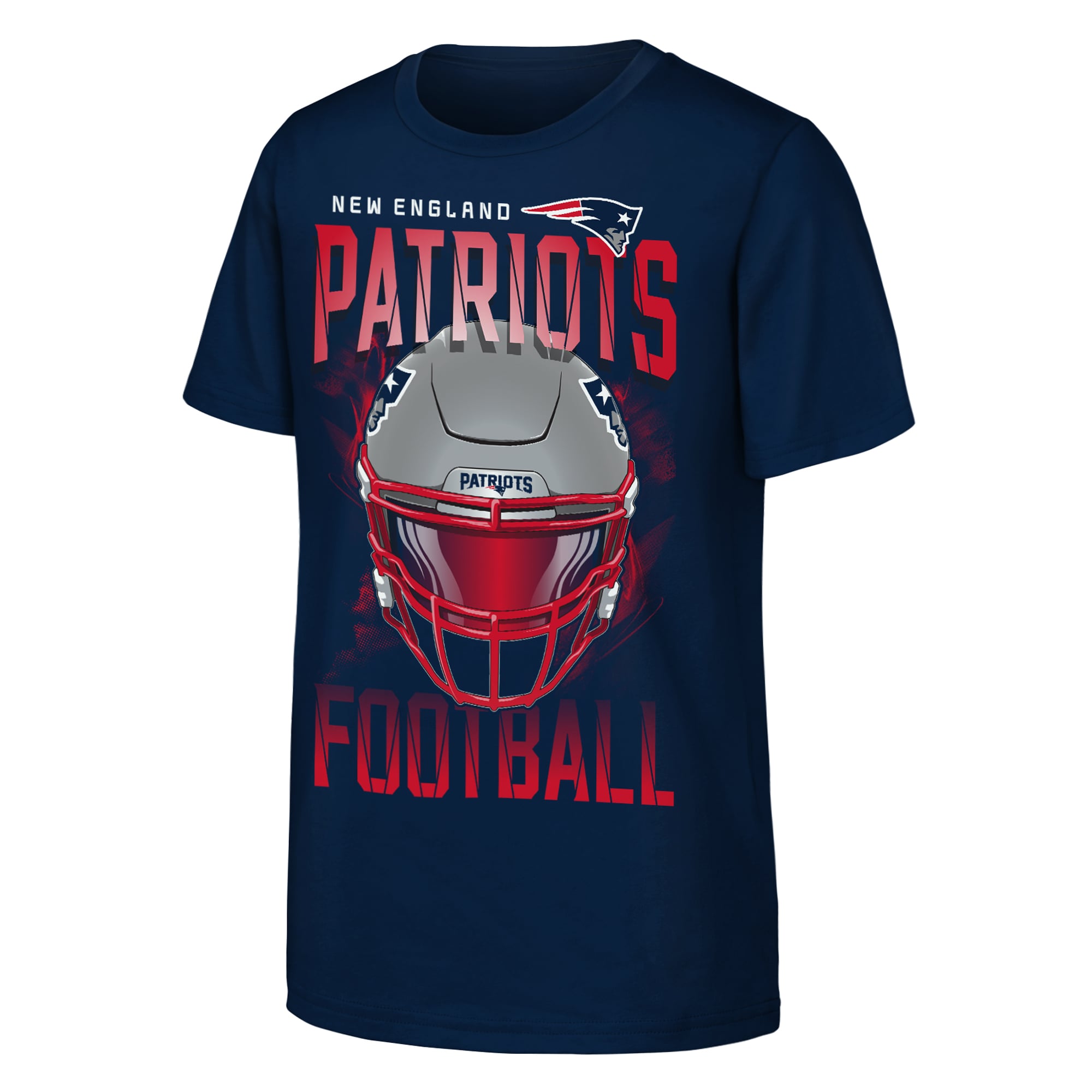 Youth Outerstuff Navy New England Patriots Full Gear T-Shirt