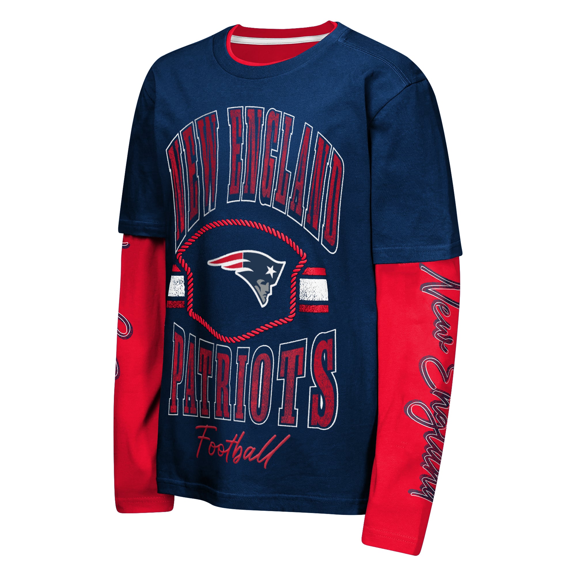 Youth Outerstuff Navy New England Patriots Motion Combo Set