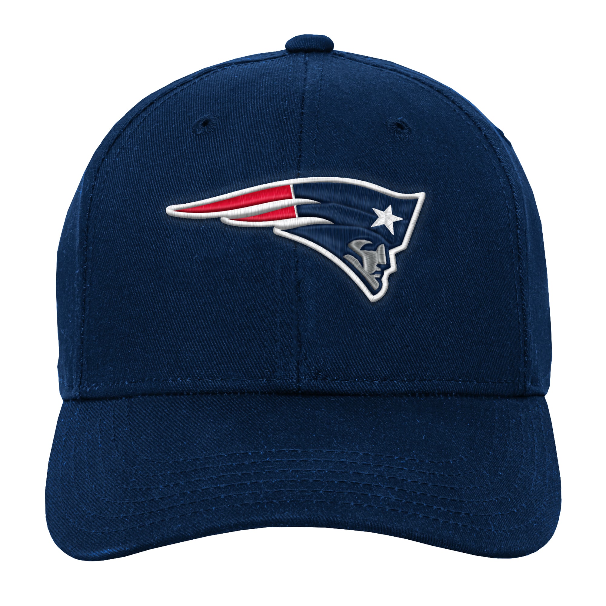 Youth Outerstuff Navy New England Patriots Pre-Curved Snapback Hat