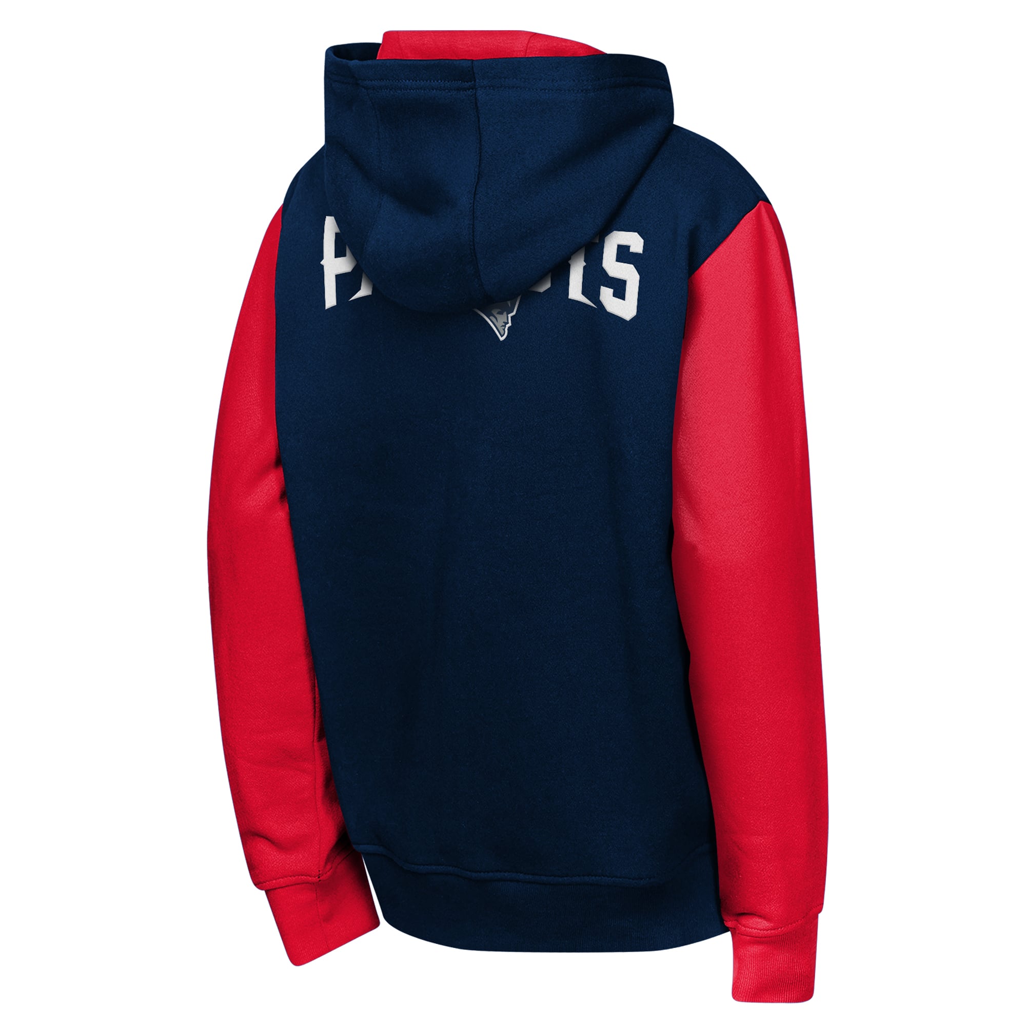 Sweat à capuche zippé Youth Outerstuff Navy New England Patriots Stadium Colorblock