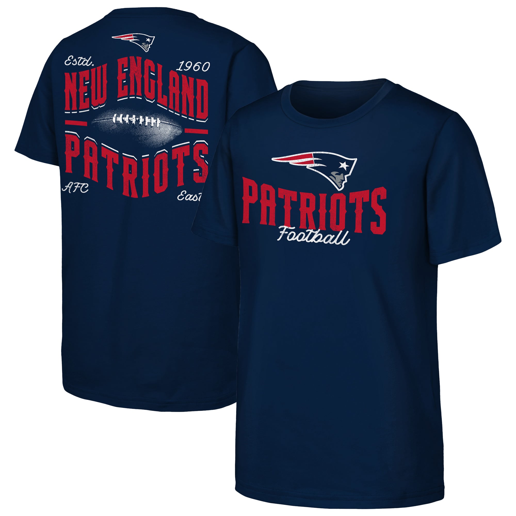 Youth Outerstuff Navy New England Patriots Top Pick T-Shirt