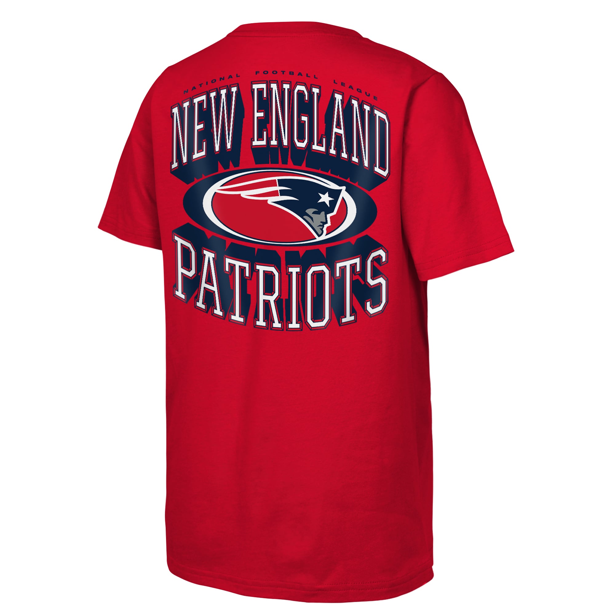 T-shirt Outerstuff rouge pour jeunes, esprit de victoire des New England Patriots
