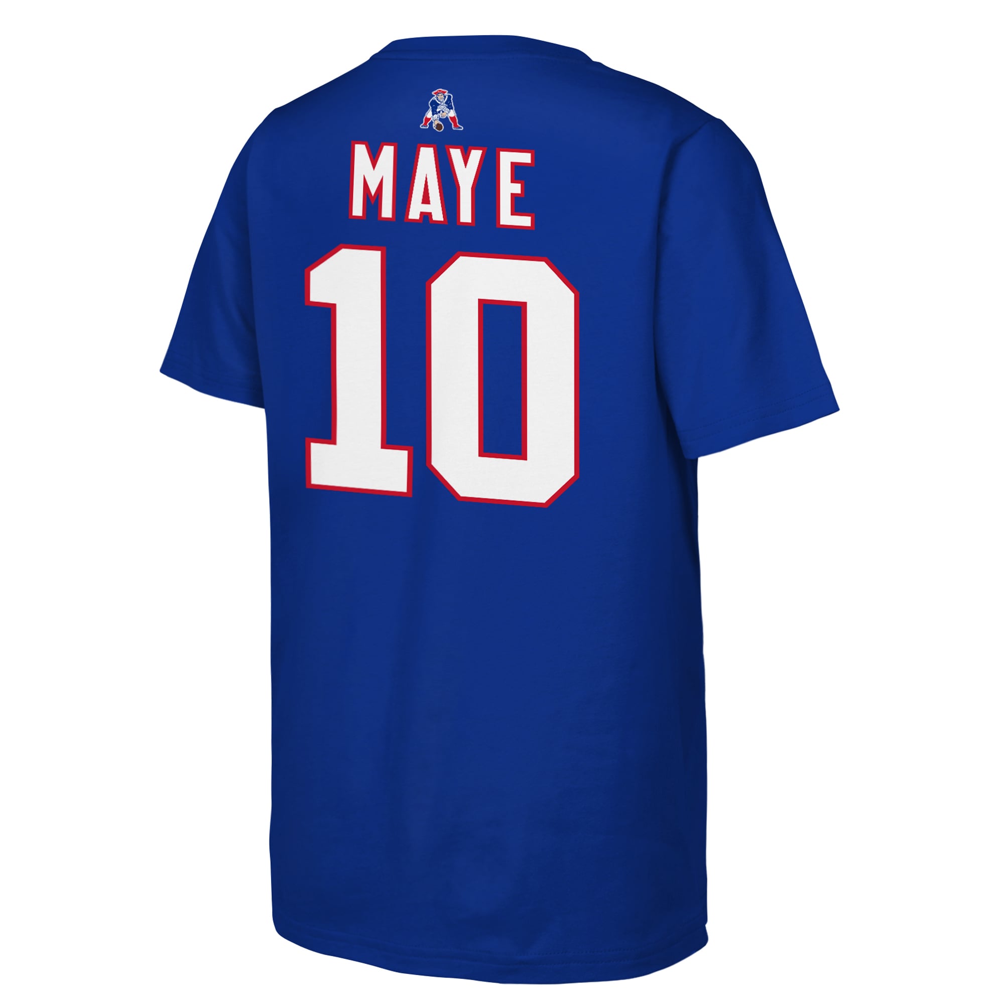 Youth Outerstuff  Royal New England Patriots Name & Number Logo Classic T-Shirt