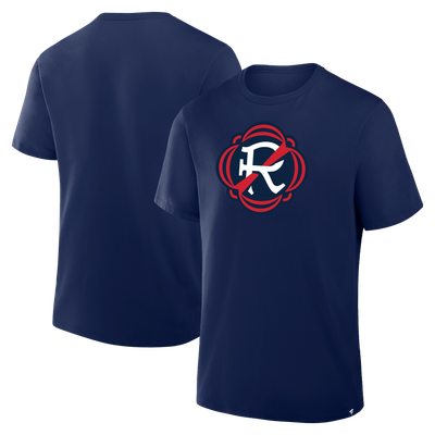 New England Revolution Fanatics Logo T-Shirt - Navy
