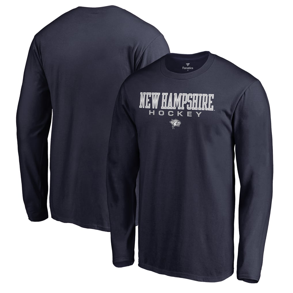 Men's Navy New Hampshire Wildcats Team Unity Hockey Long Sleeve T-Shirt