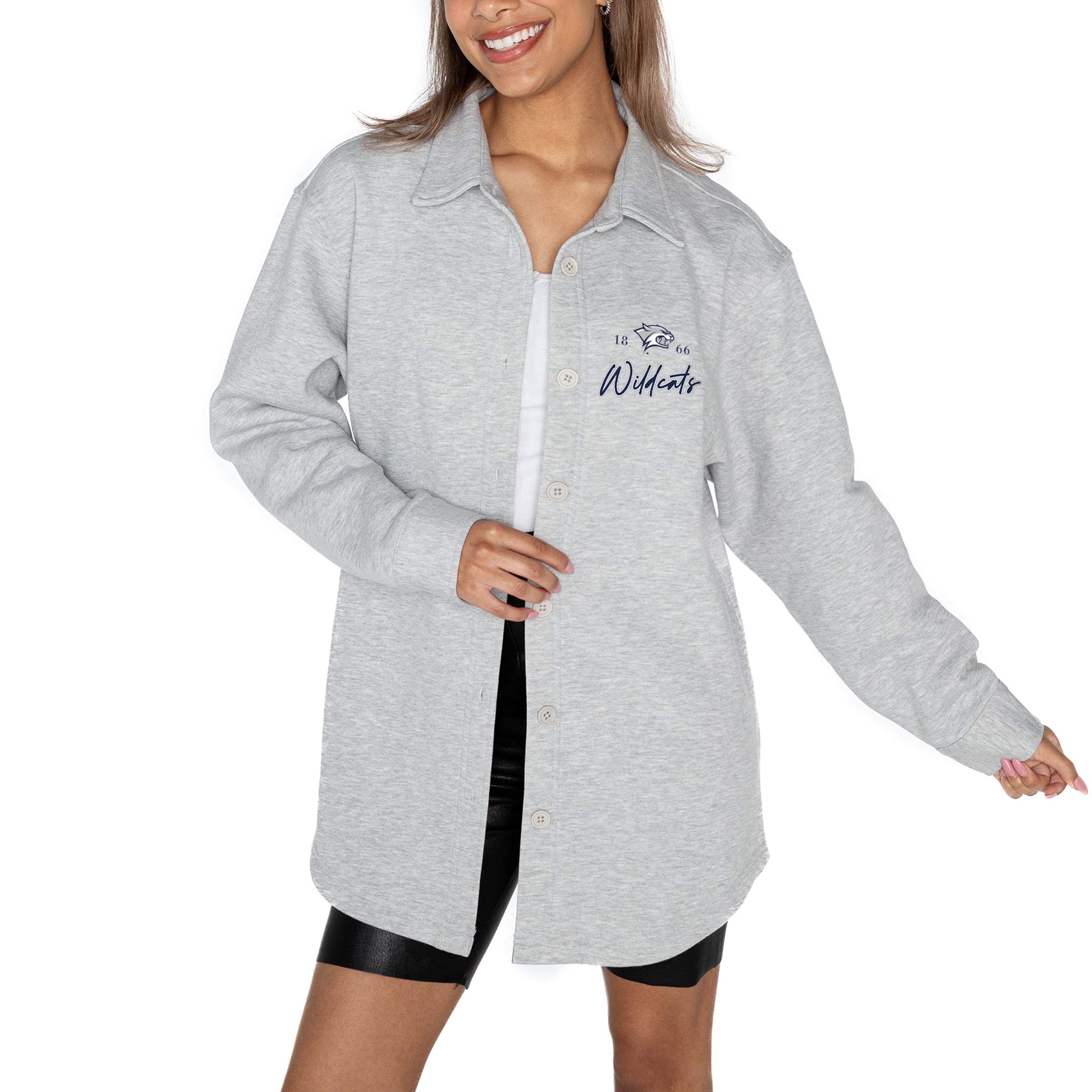 Women's Gameday Couture Ash New Hampshire Wildcats Foundation Full
