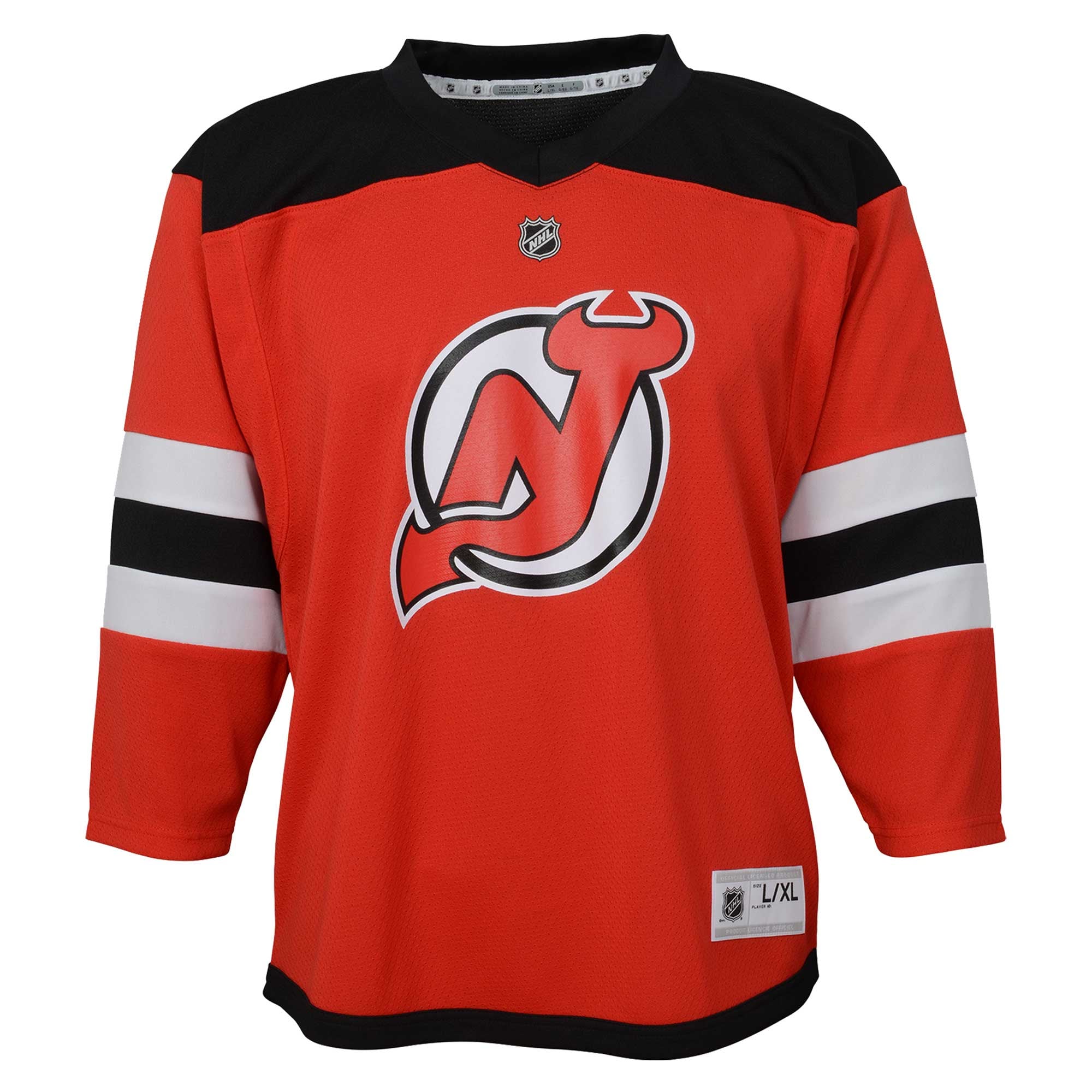Infant Jack Hughes Red New Jersey Devils Home Replica Player Jersey