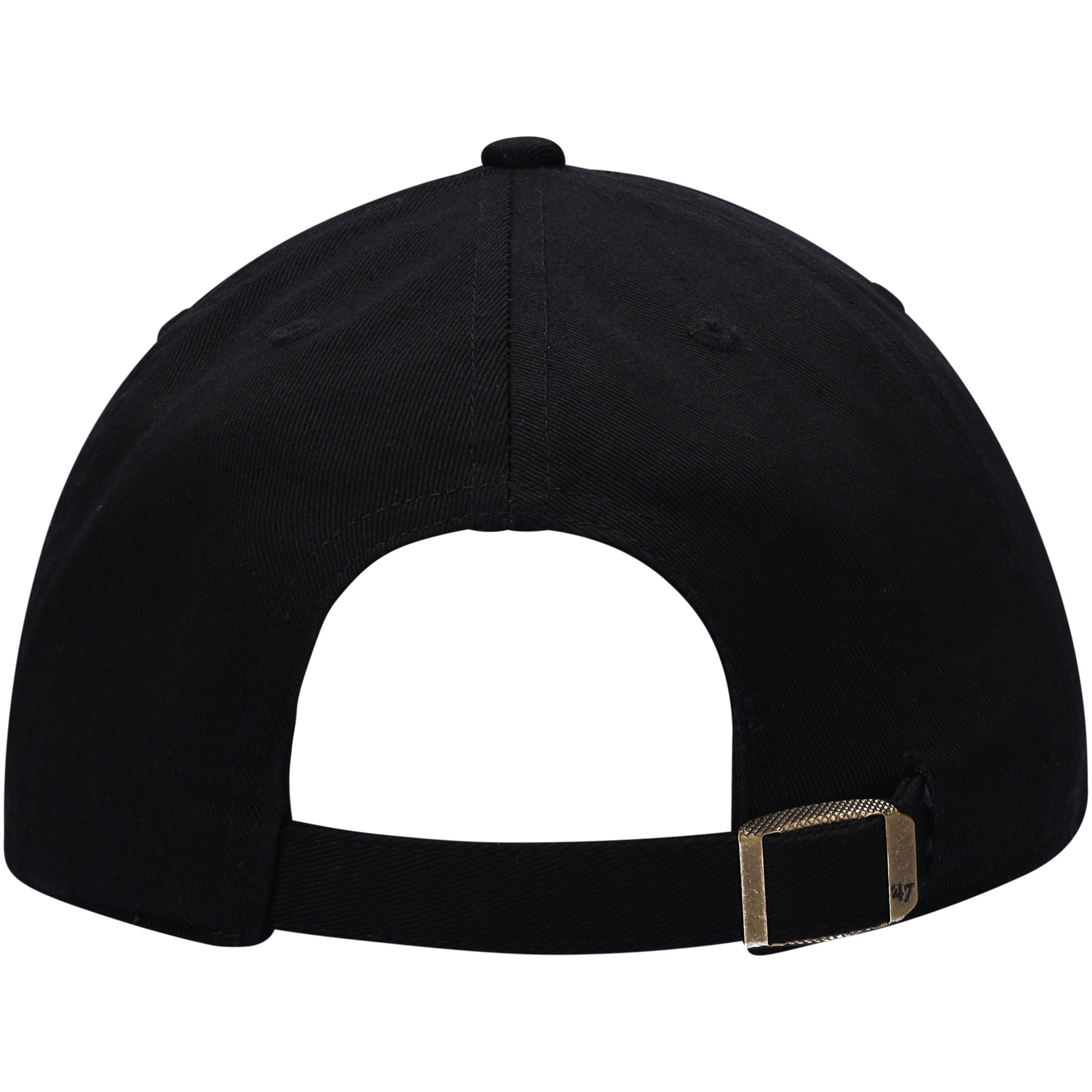 Men's '47 Black New Jersey Devils Script Jersey Clean Up Adjustable Hat