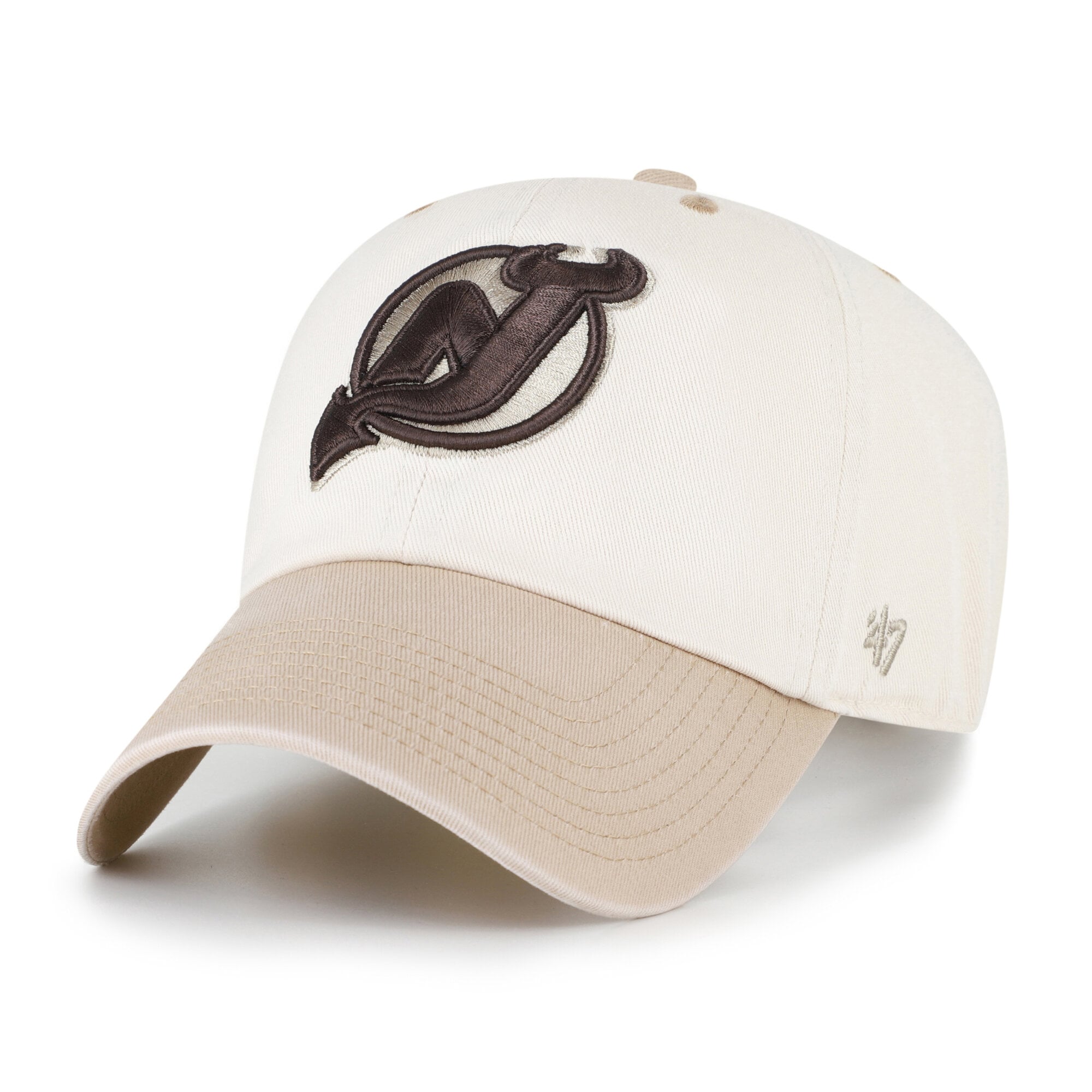 Casquette ajustable pour homme « 47 Natural/Tan New Jersey Devils Neutral Terrain Clean Up »