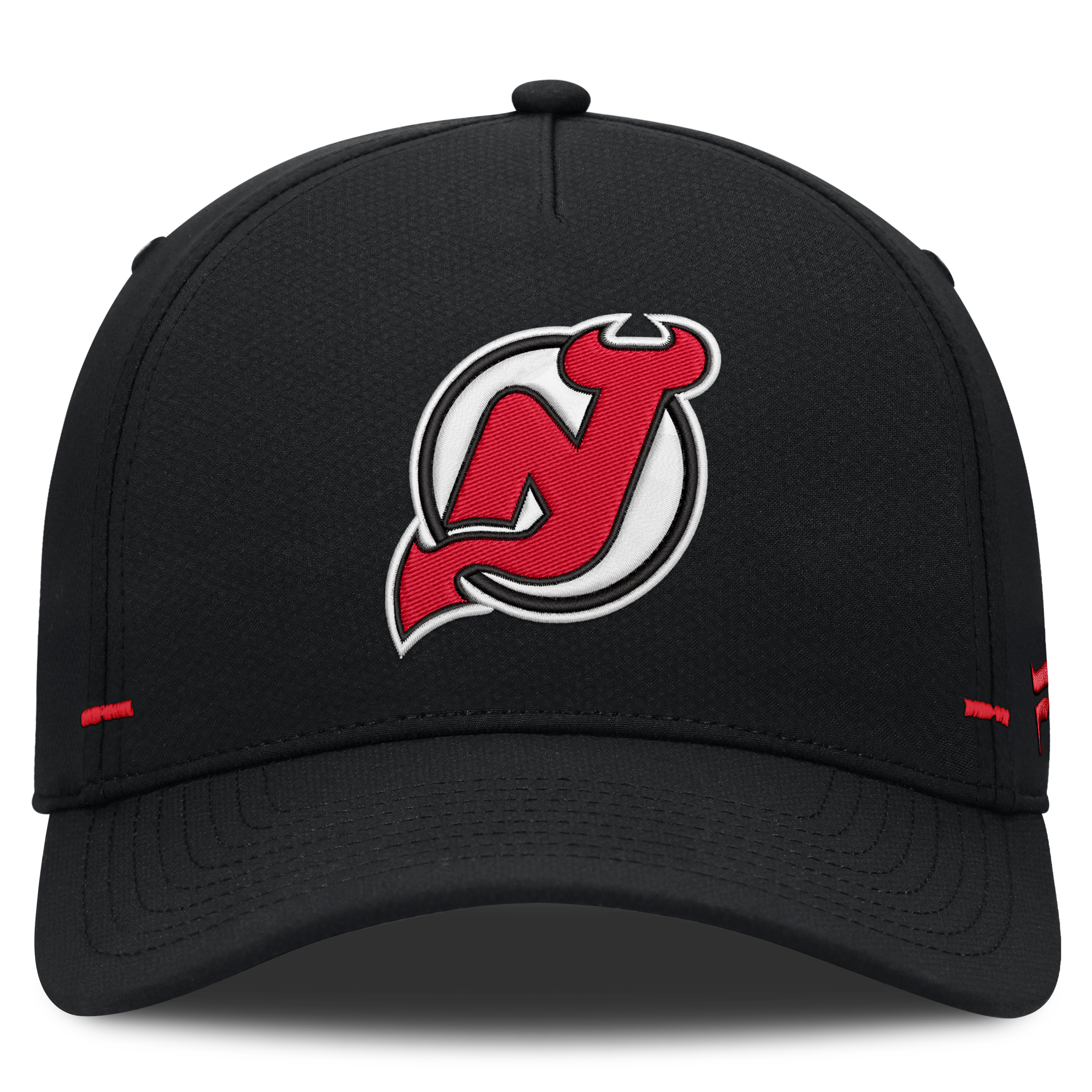 Men's Fanatics Black New Jersey Devils Authentic Pro Rink Bar Tacks A-Frame Adjustable Hat