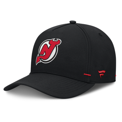 New Jersey Devils Fanatics Authentic Pro Rink Bar Tacks A-Frame Adjustable Hat - Black