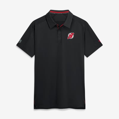 Men's New Jersey Devils Fanatics Black Authentic Pro Rink Polo