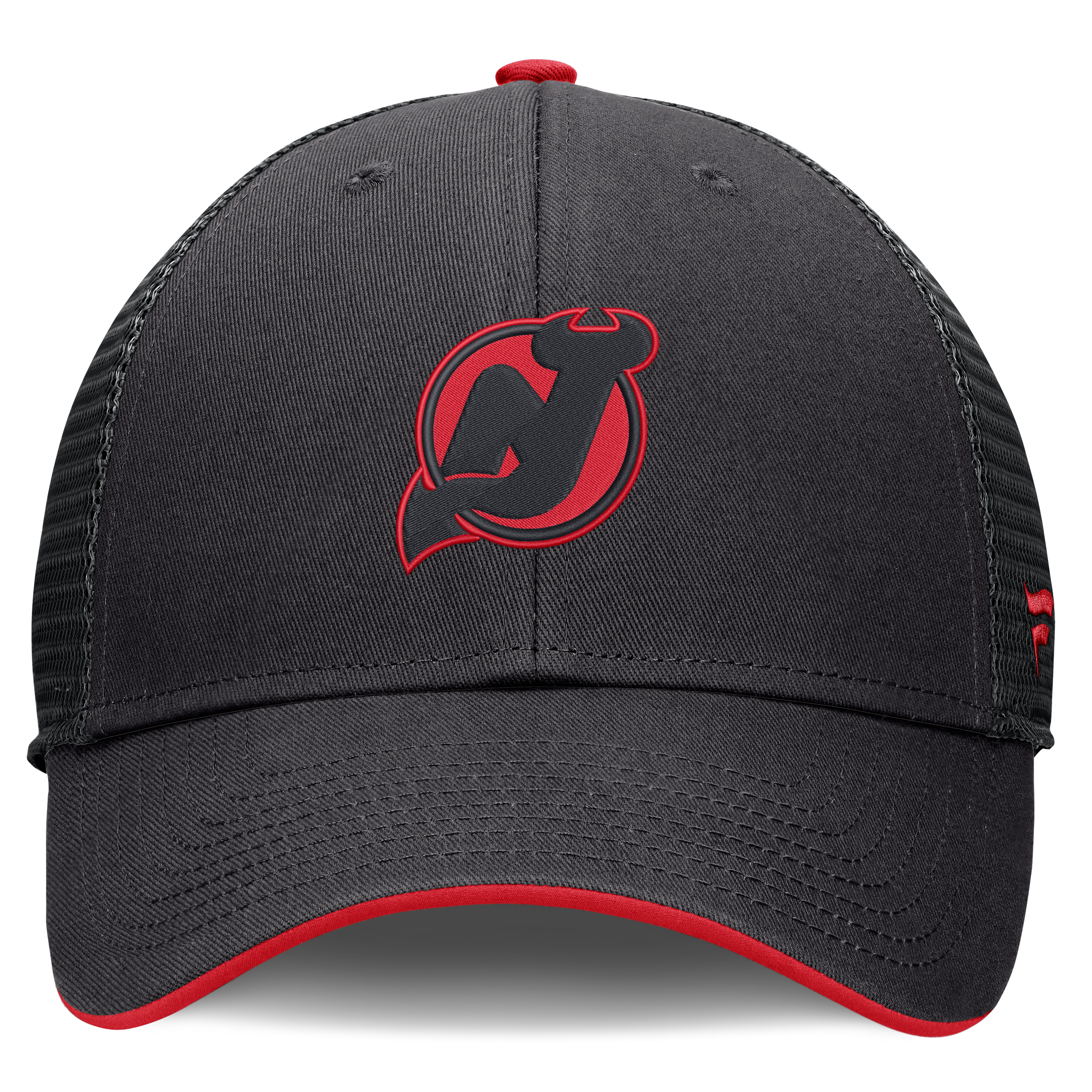 Casquette trucker ajustable Fanatics noire pour homme, New Jersey Devils, Fundamental Limits