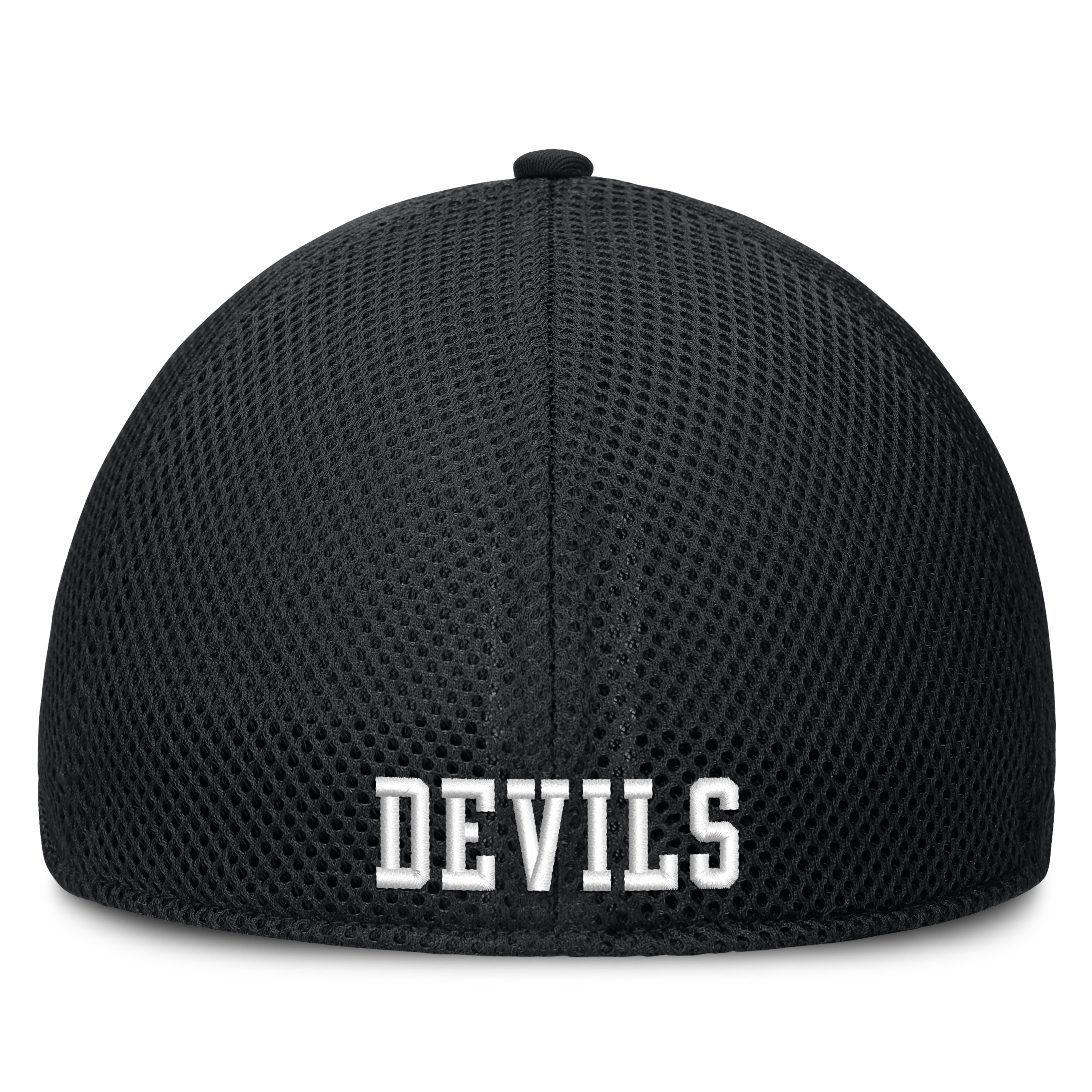 Casquette extensible à dos en maille ton sur Fanatics noire pour homme, New Jersey Devils