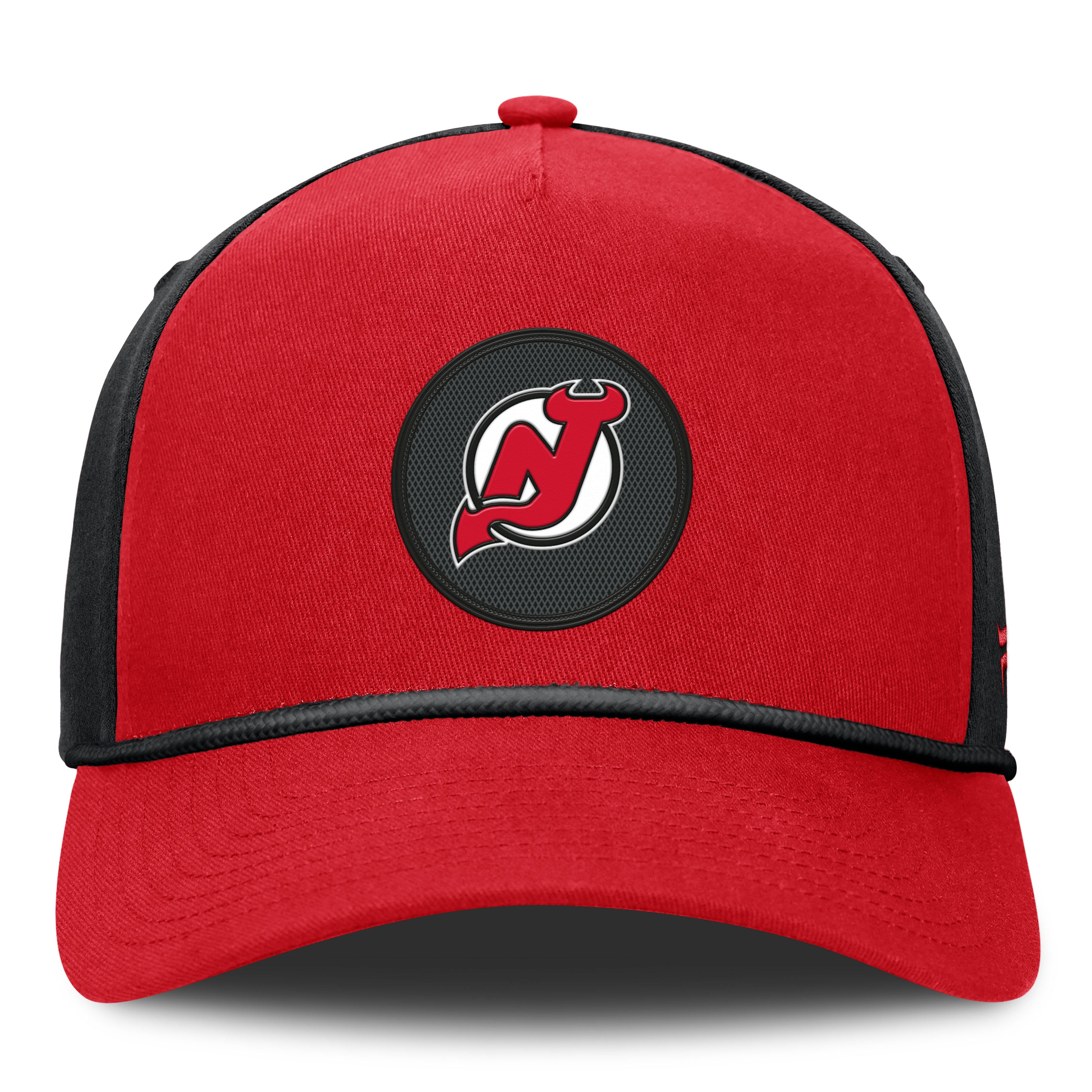 Casquette ajustable Fanatics rouge New Jersey Devils Authentic Pro Rink A-Frame pour homme