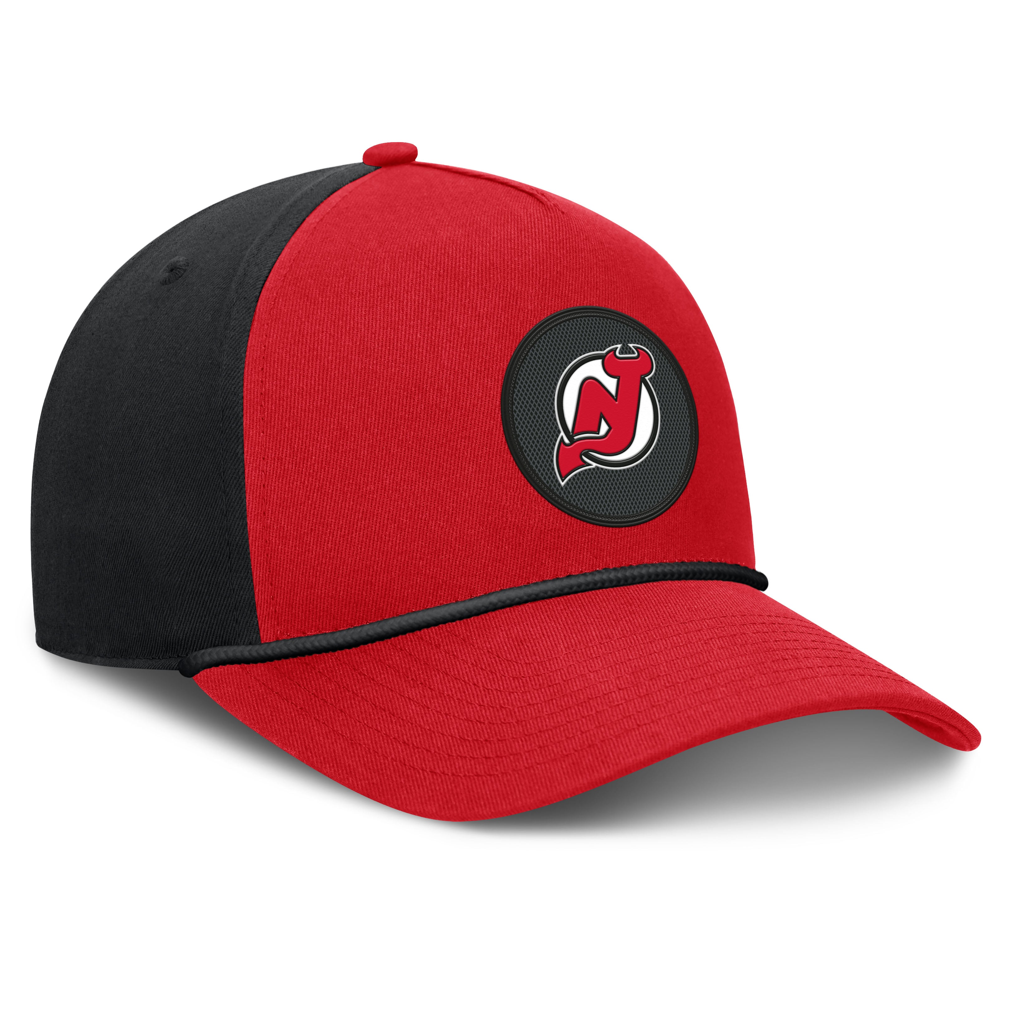 Casquette ajustable Fanatics rouge New Jersey Devils Authentic Pro Rink A-Frame pour homme