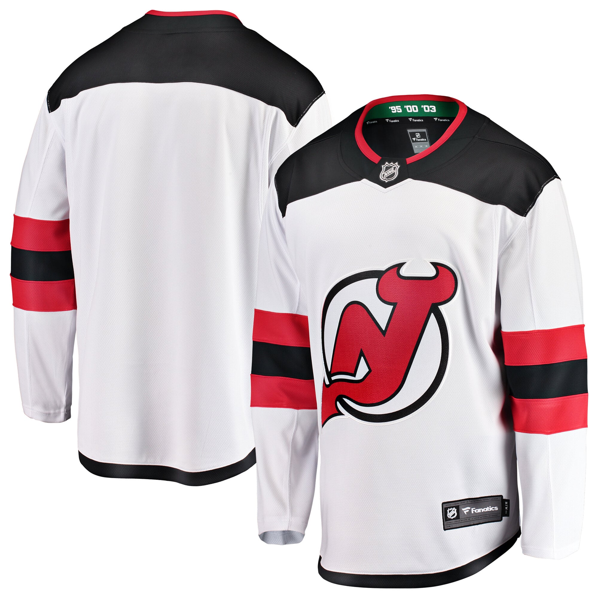 Men's Fanatics White New Jersey Devils Away Breakaway