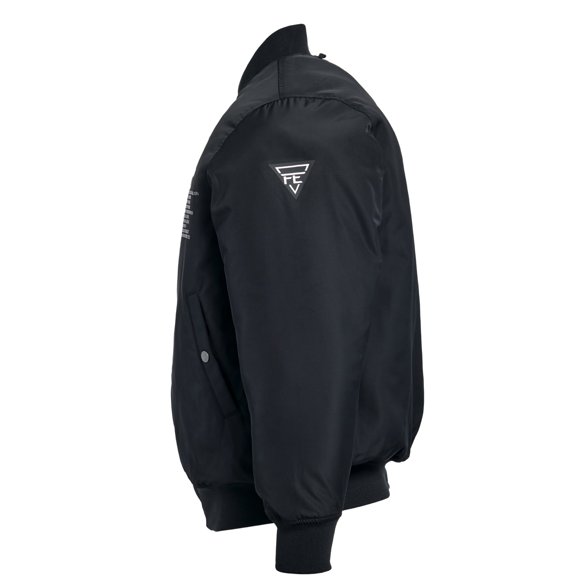 Veste bomber réversible zippée intégrale FE Martin Brodeur noire pour homme, New Jersey Devils
