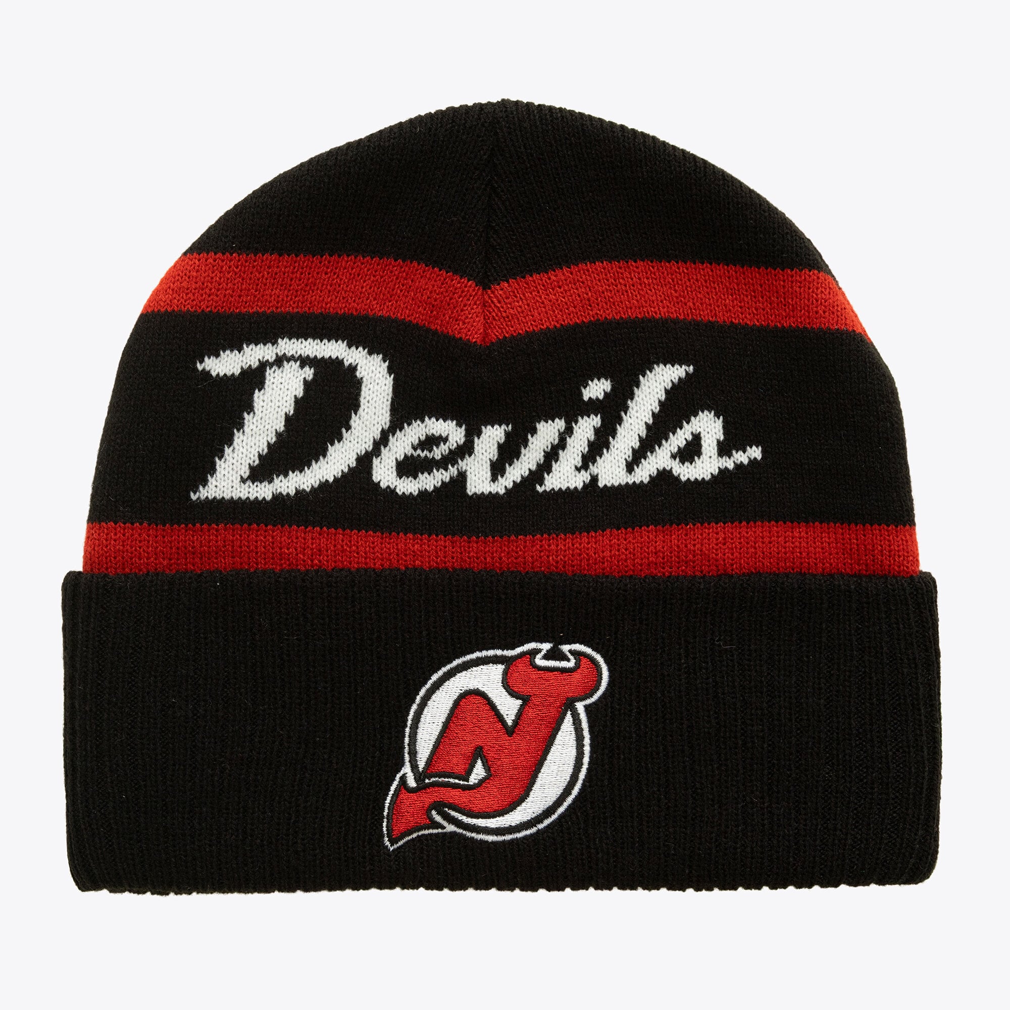 Bonnet à revers Mitchell & Ness noir pour homme