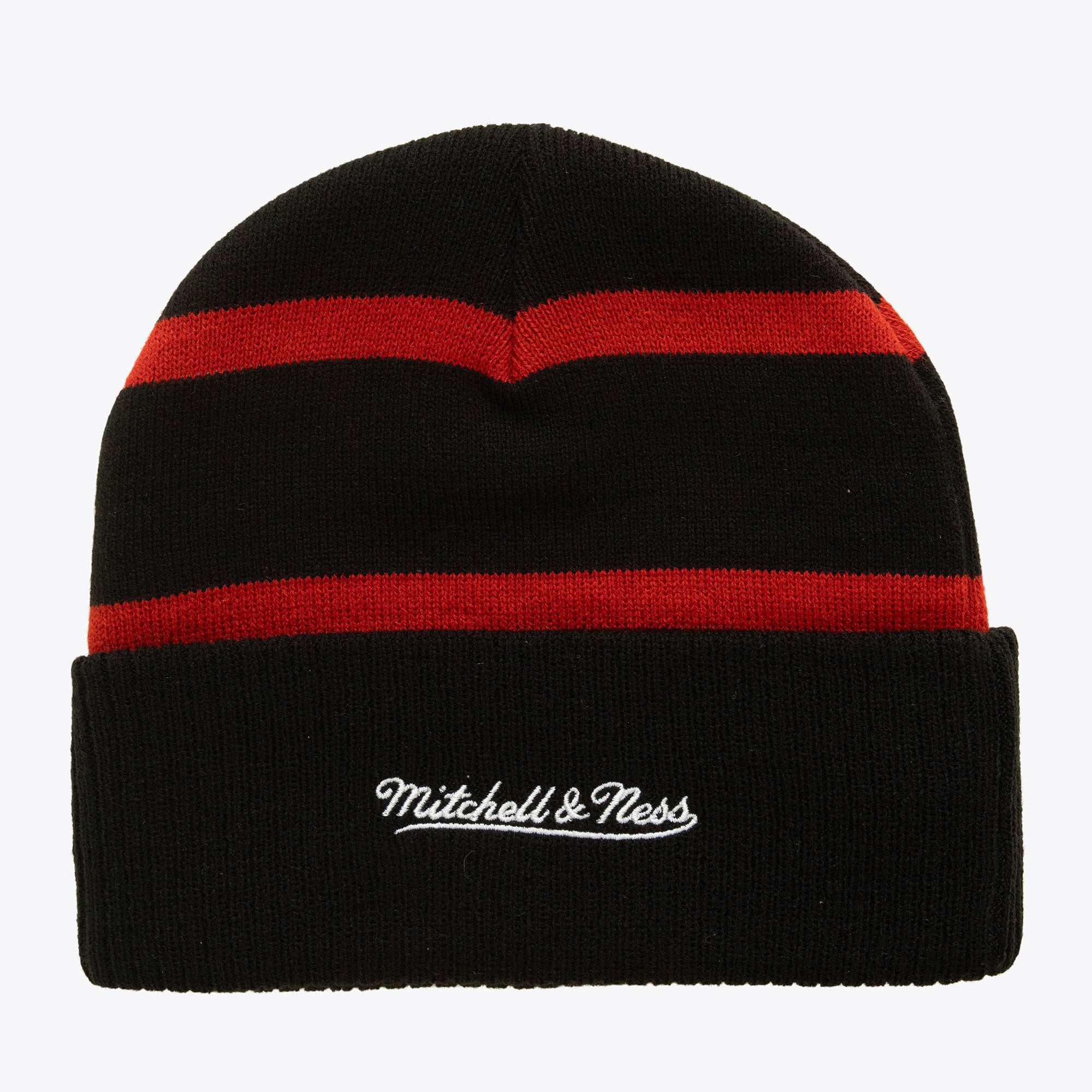Bonnet à revers Mitchell & Ness noir pour homme