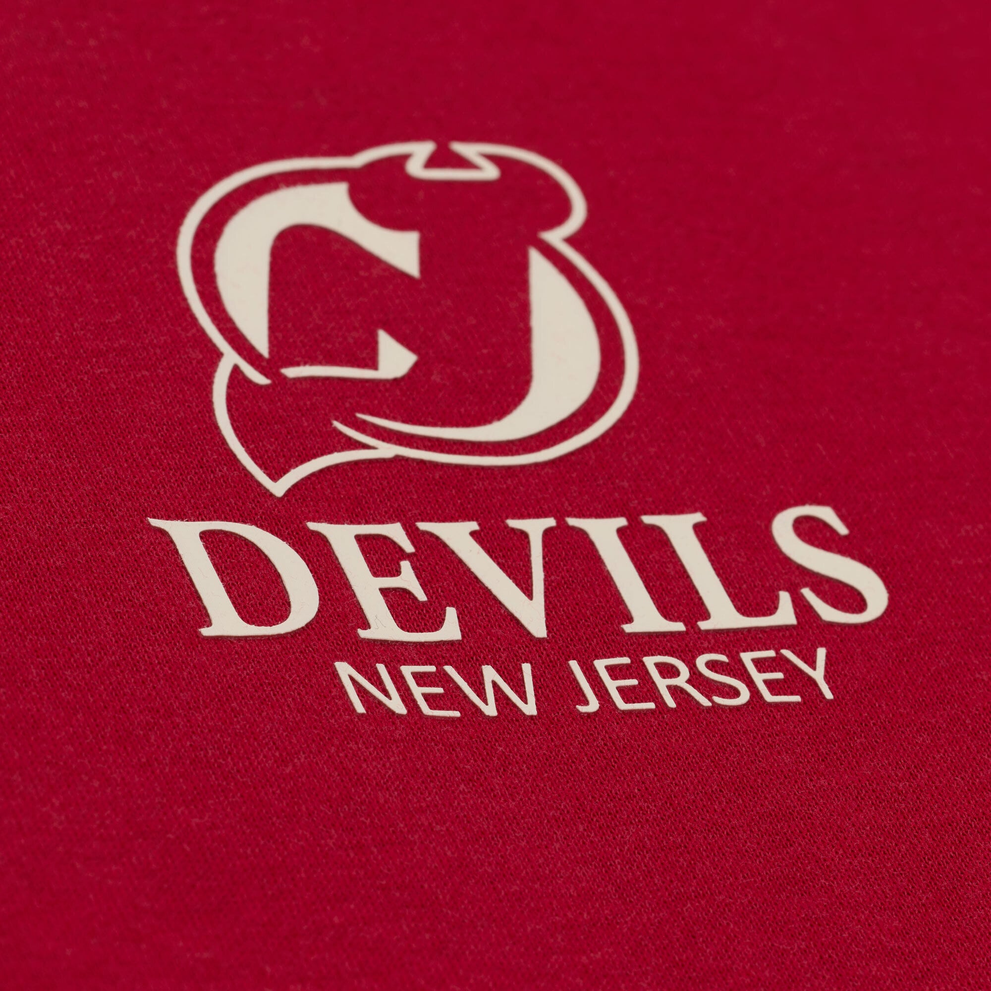 Men's Mitchell & Ness Red New Jersey Devils Core Essentials Hoodie