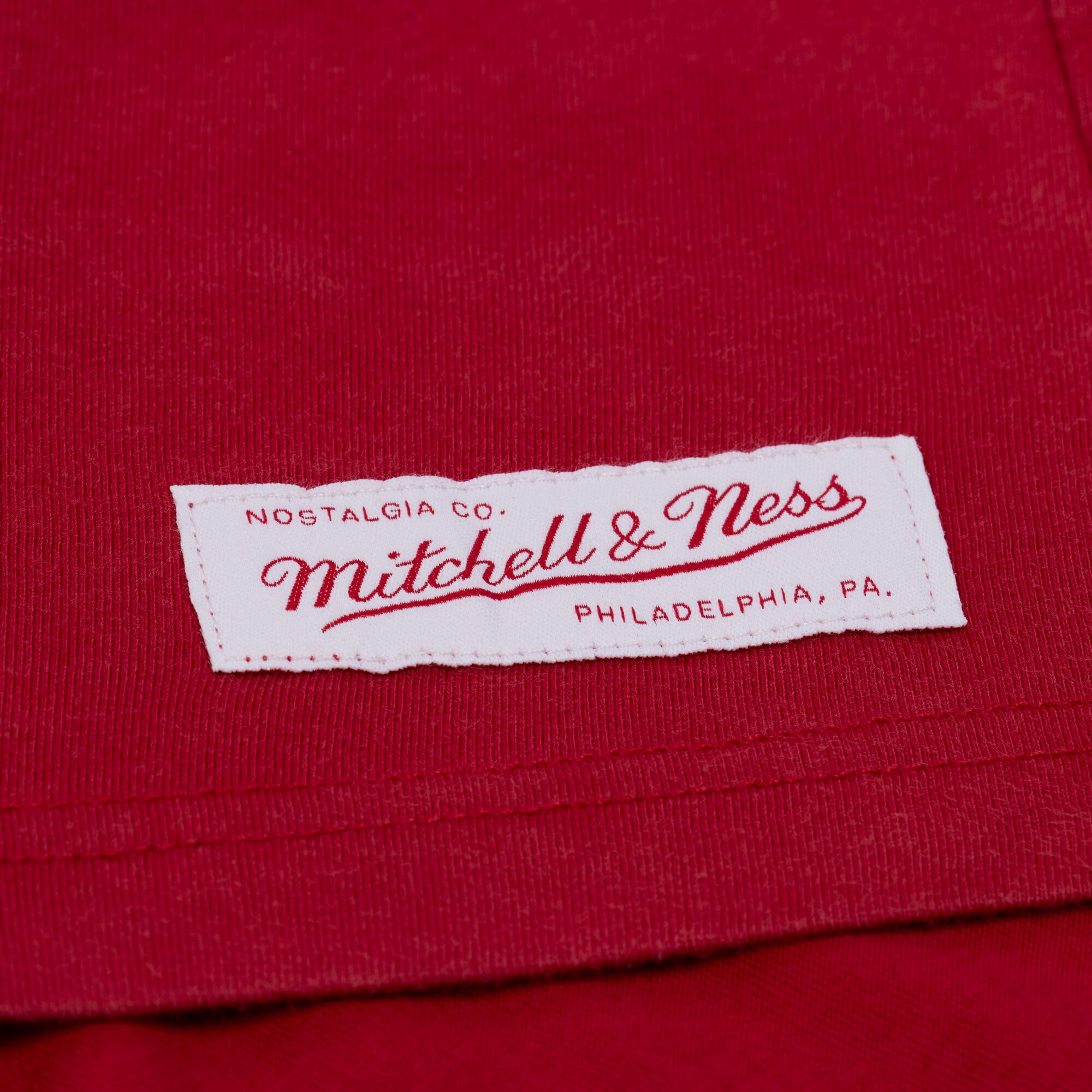 Men's Mitchell & Ness Red New Jersey Devils Core Essentials T-Shirt