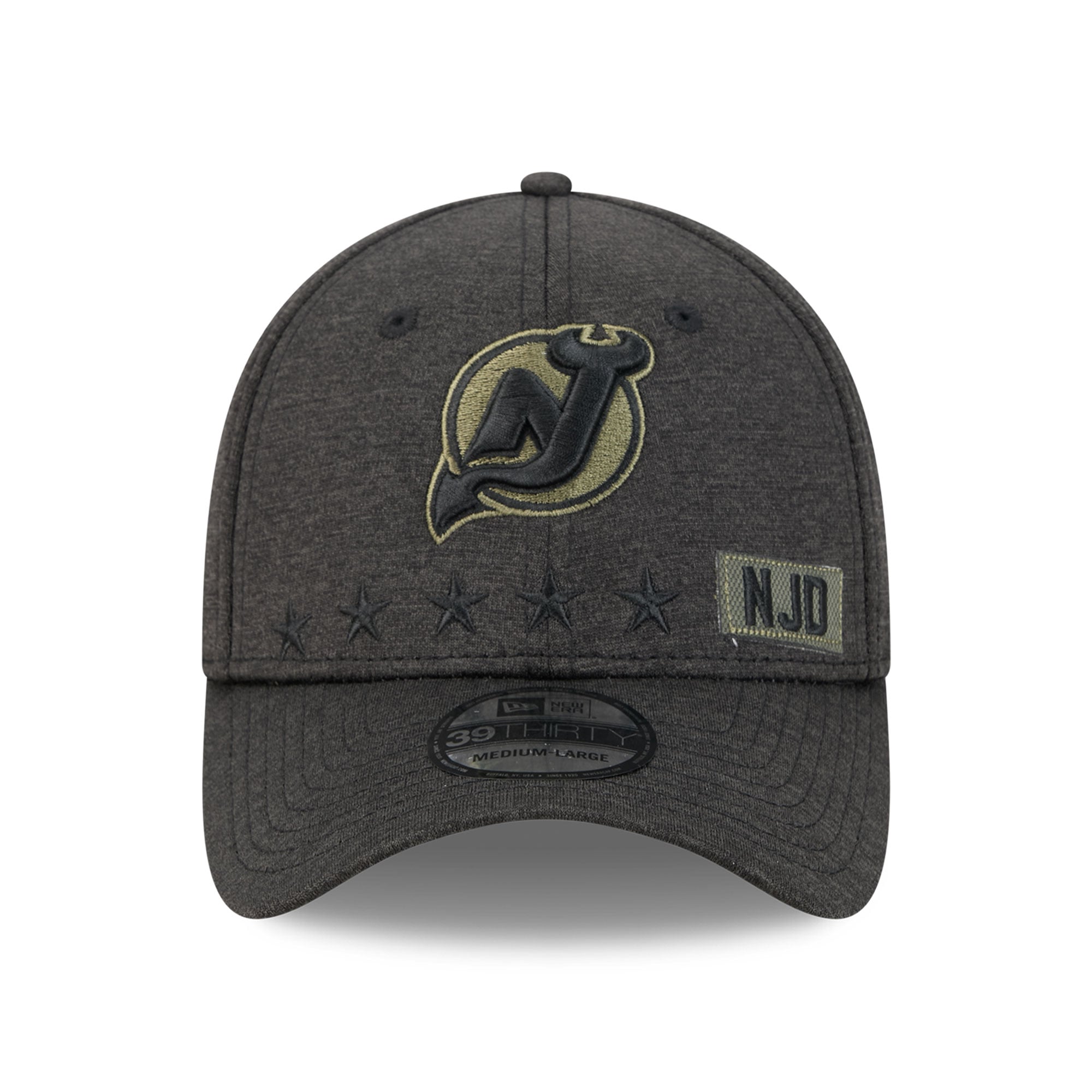 Casquette New Era Stealth Mode Flex 39Thirty Stretch noire pour homme