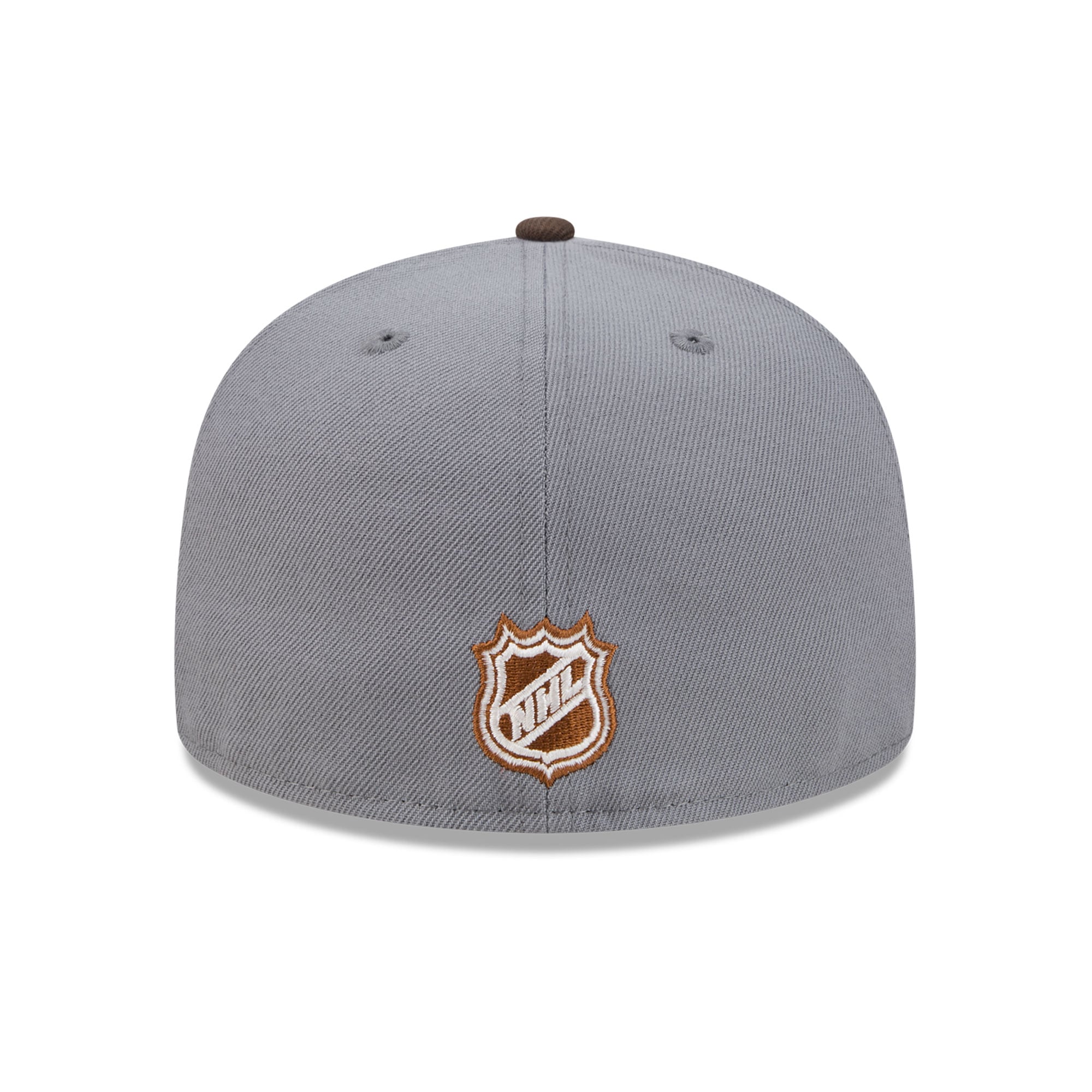 Men's New Era Charcoal/Brown Jersey Devils Wood Tones 59FIFTY Fitted Hat