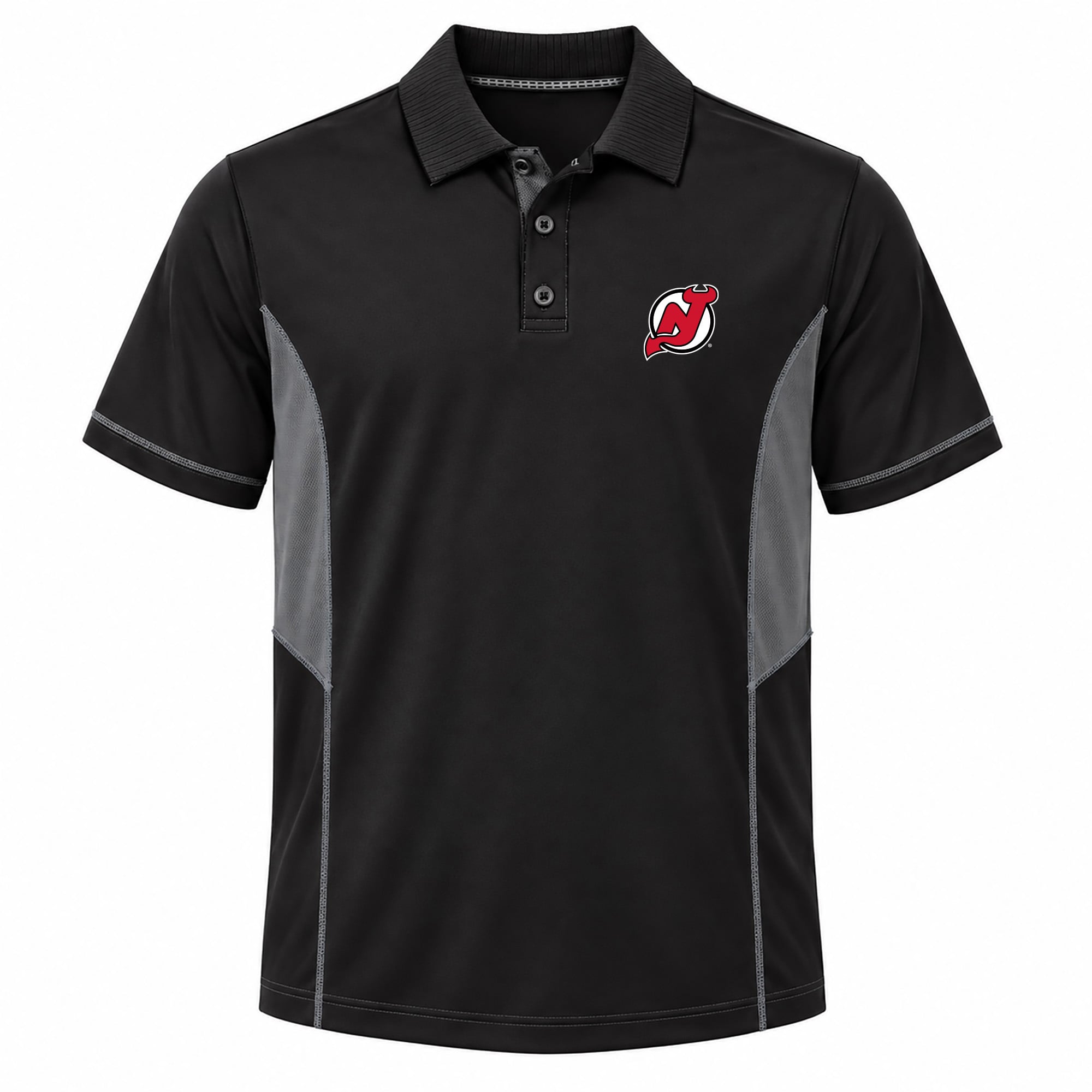 Men's Profile Black/Charcoal New Jersey Devils Big & Tall Color Block ...