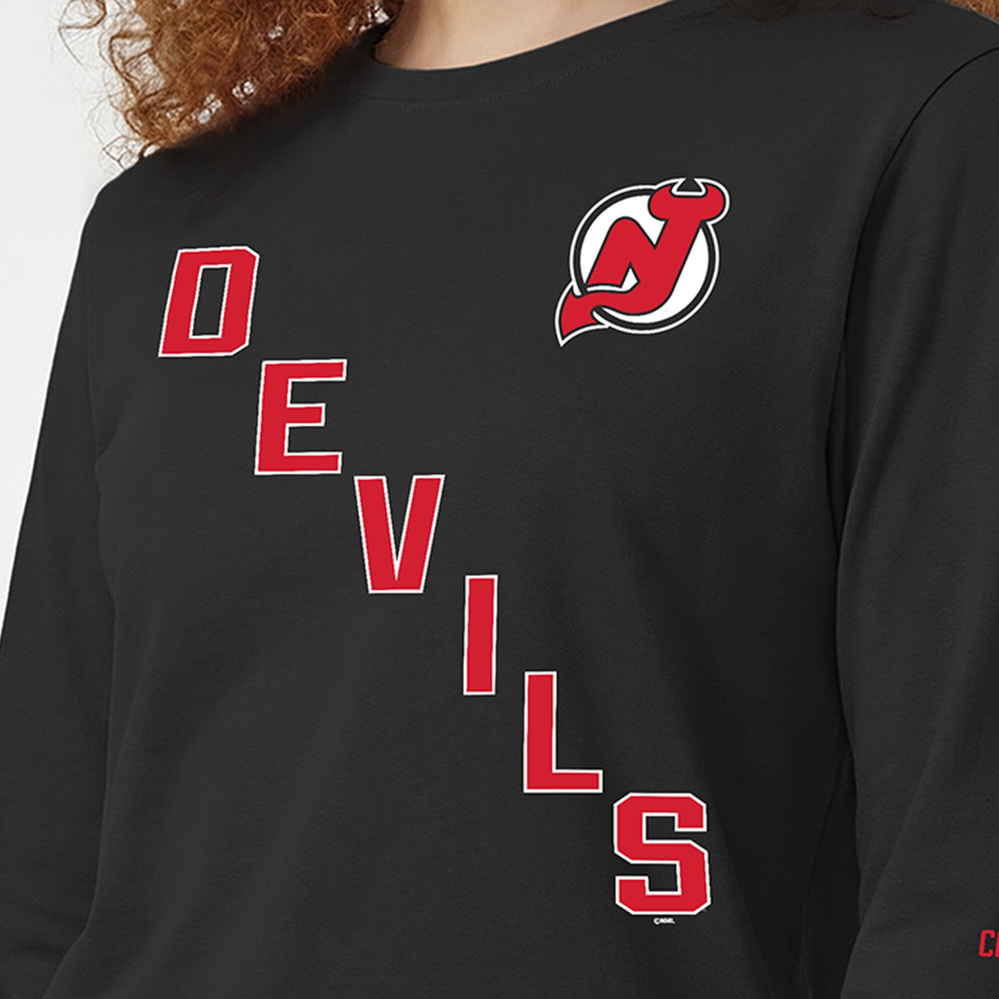 Women's Champion  Black New Jersey Devils Long Sleeve T-Shirt