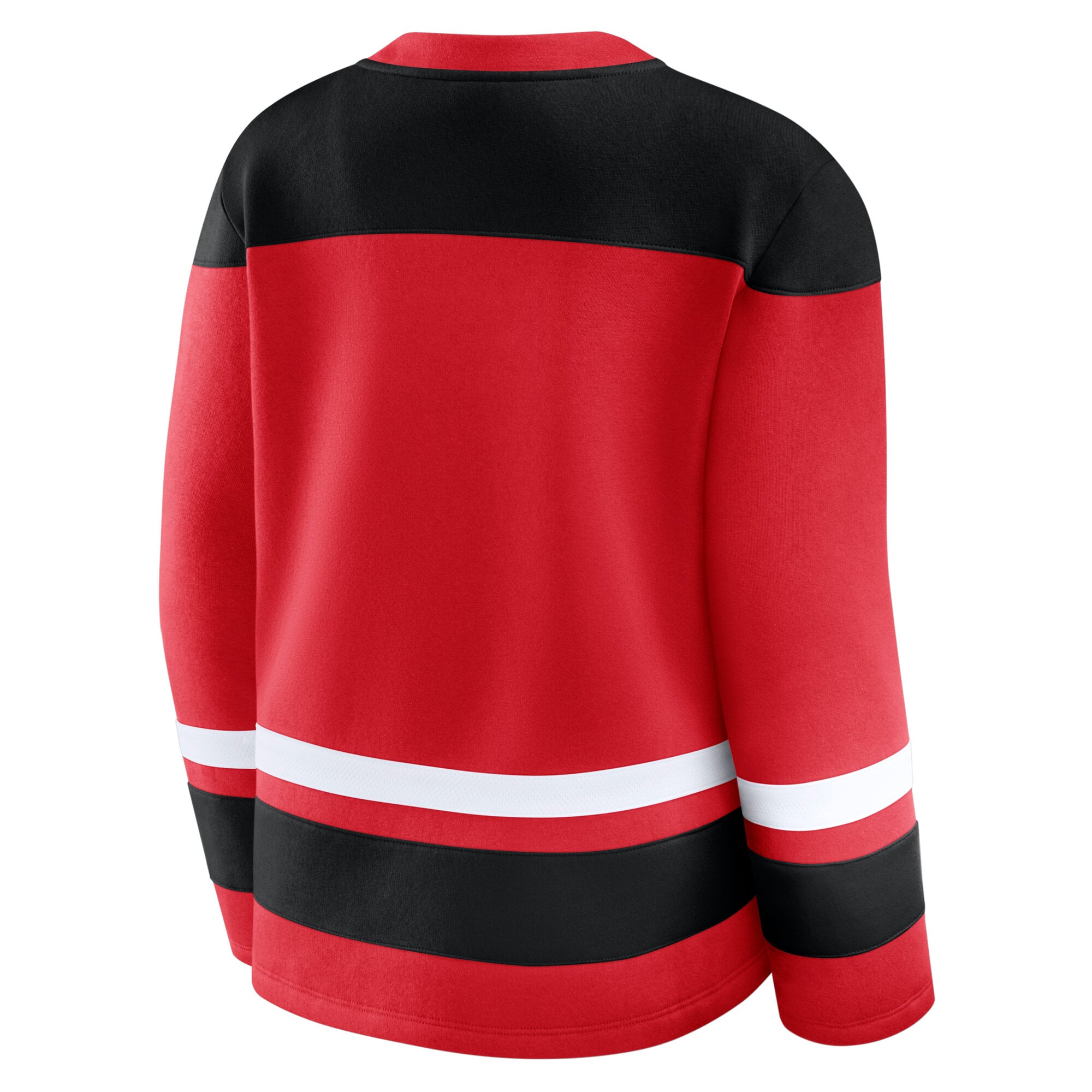 Sweat-shirt à manches longues et lacets rouge New Jersey Devils Icing de Fanatics Athletic pour femme