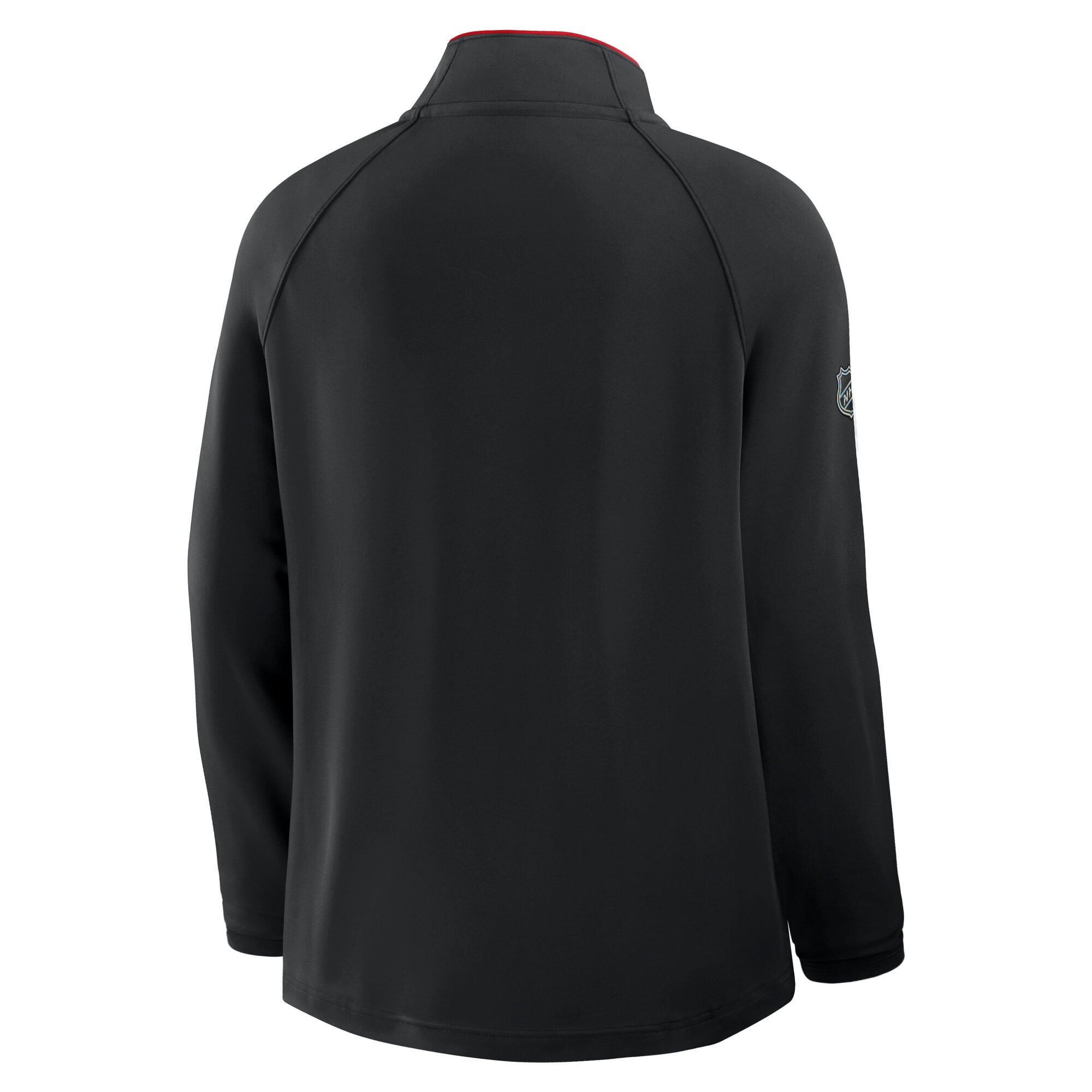 Women's Fanatics Black New Jersey Devils Authentic Pro Rink Lightweight Quarter-Zip Pullover