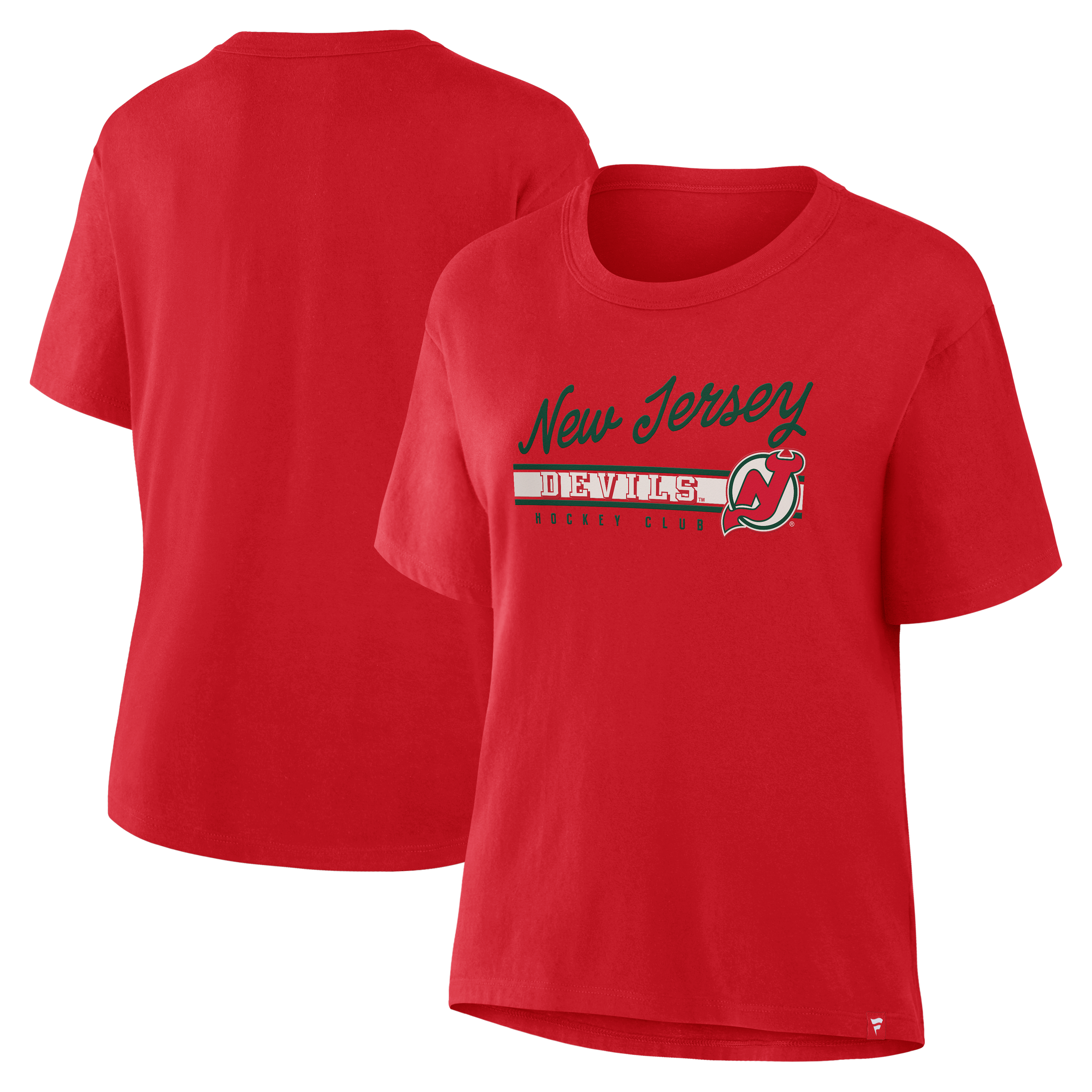 Women's Fanatics Red New Jersey Devils Hometown Premium Legacy T-Shirt