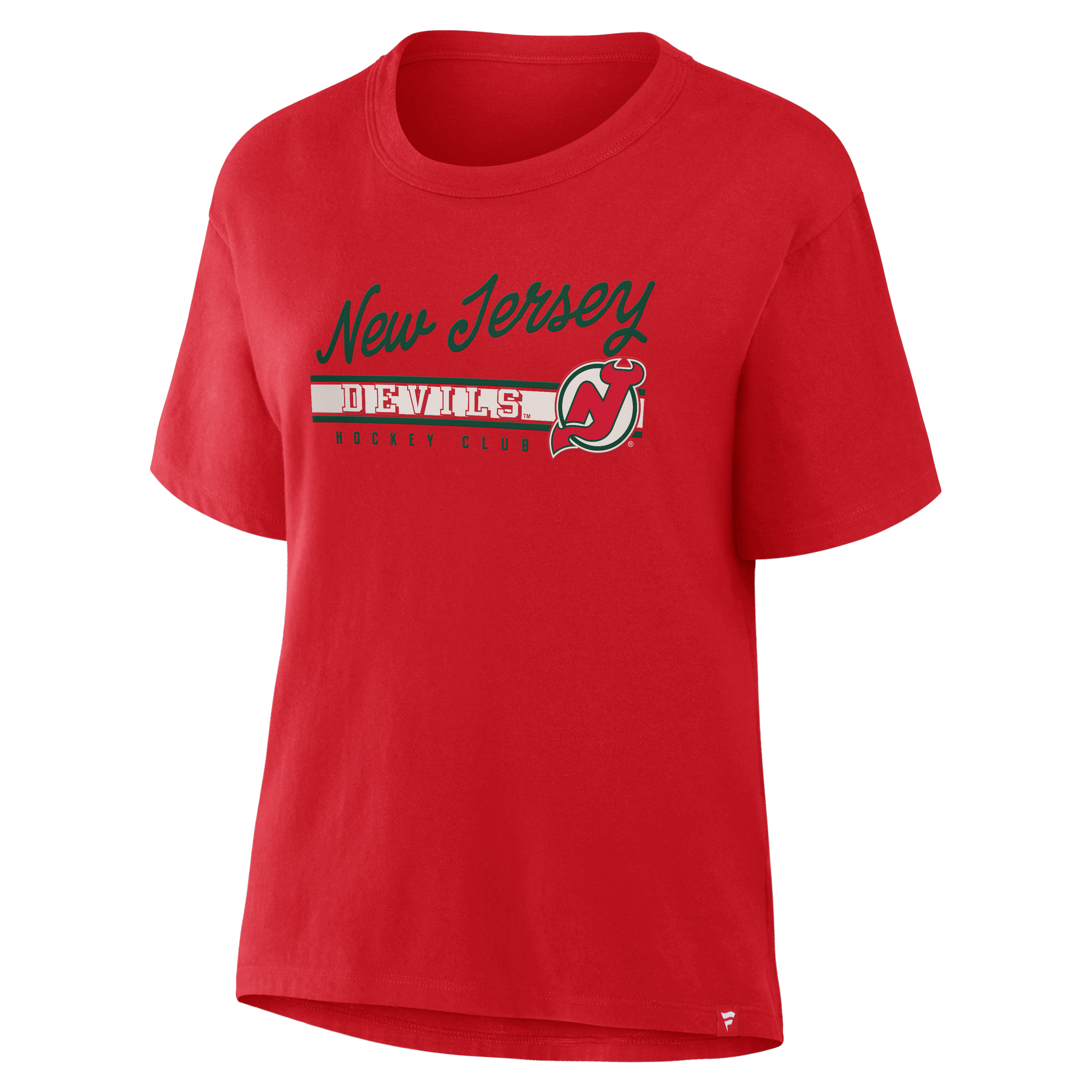 Women's Fanatics Red New Jersey Devils Hometown Premium Legacy T-Shirt
